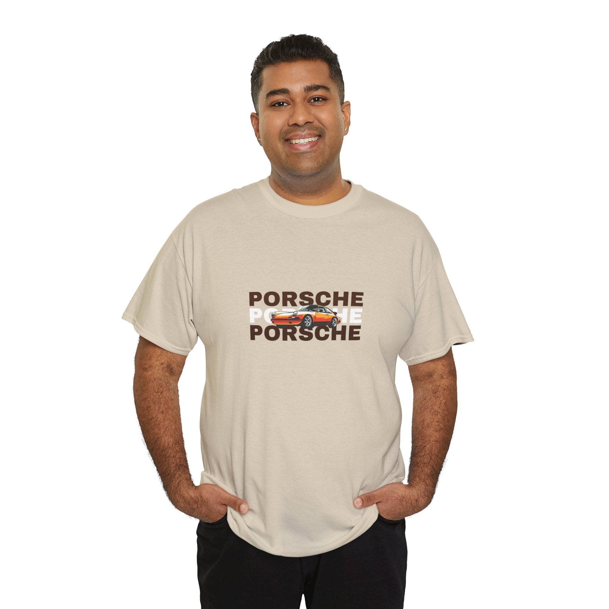 Porsche Retro Graphic Tee | Classic Apparel for Enthusiasts