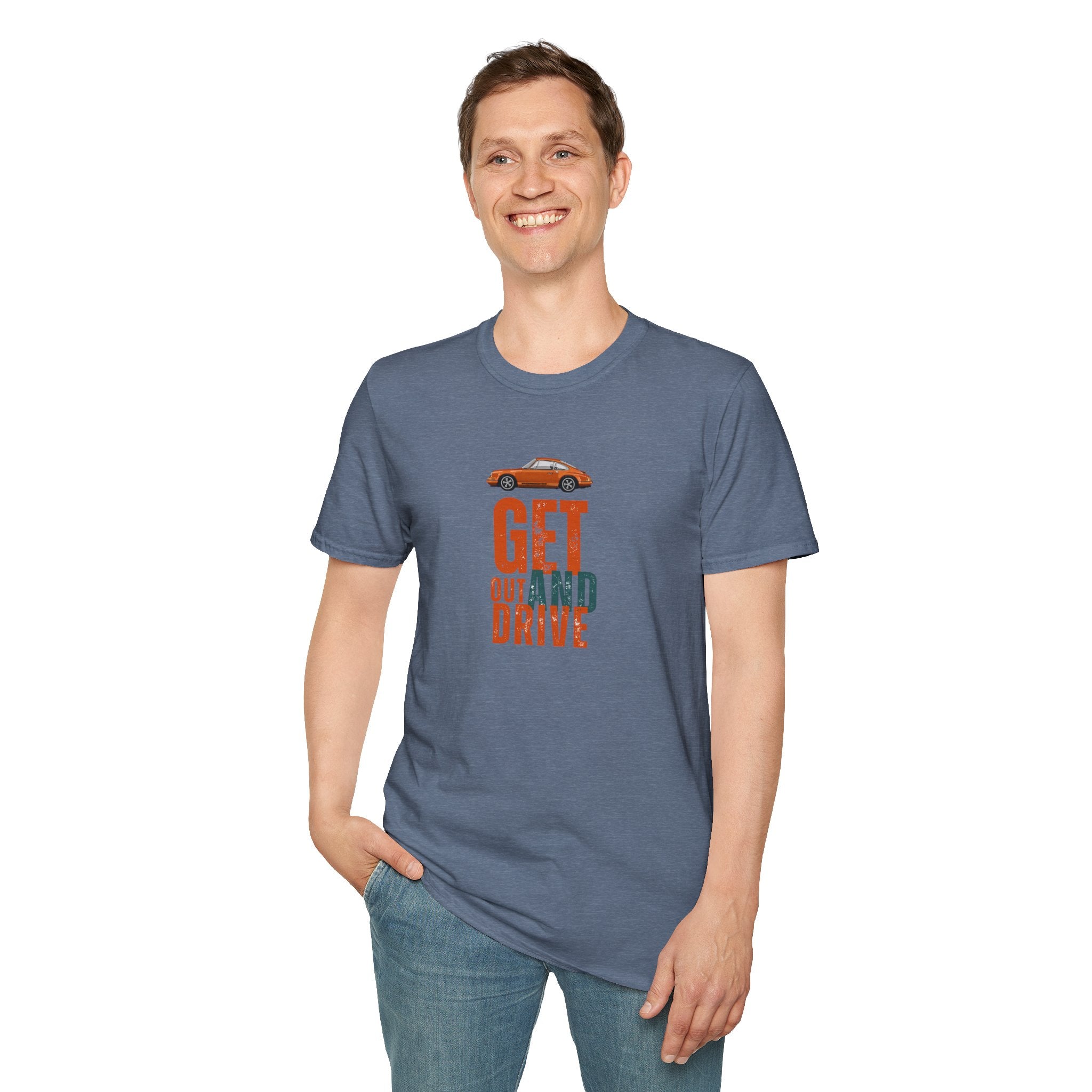 'Get Out and Drive' T-Shirt — Vintage style Car Graphic Tee
