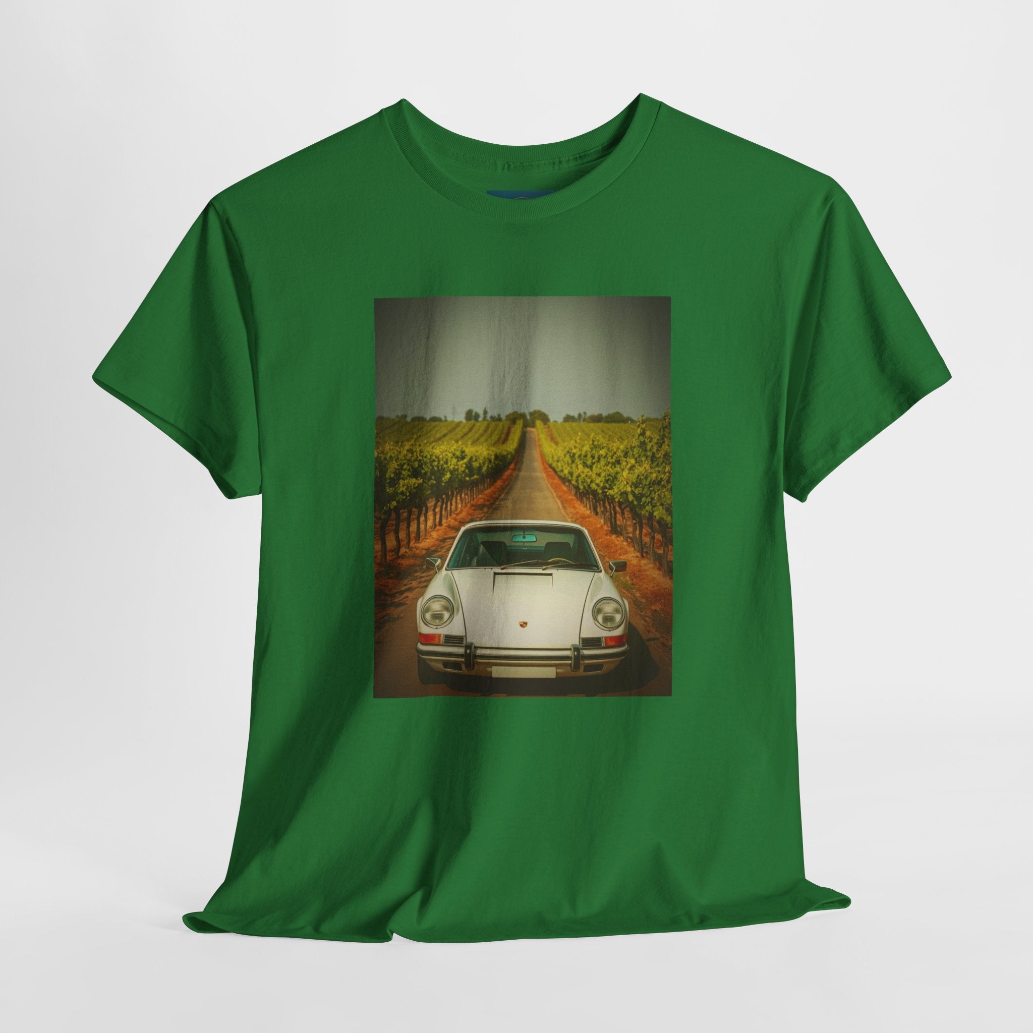 Unisex Porsche 911 Print T‑Shirt – Cotton Tee for Car Enthusiasts