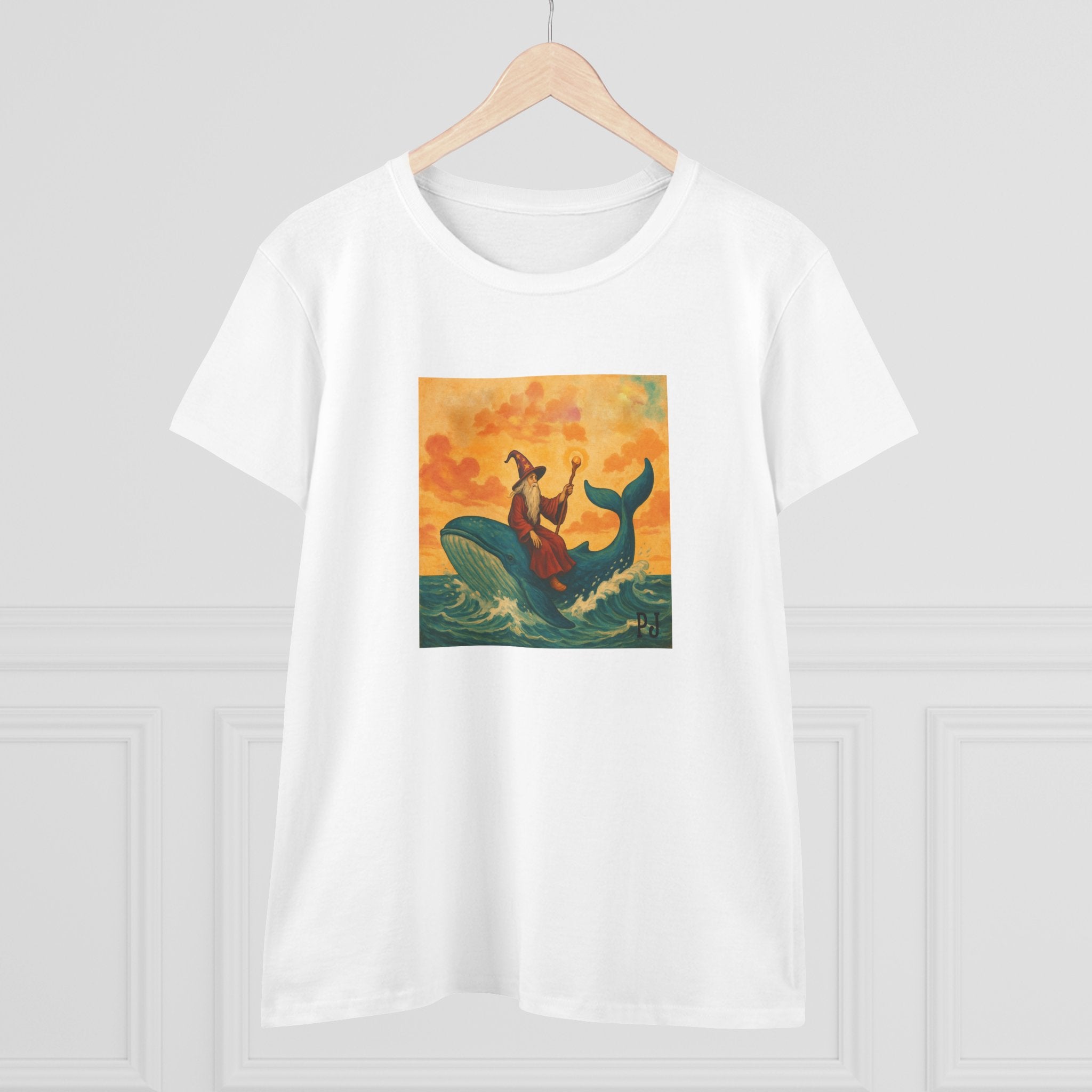 Wizard on a Whale Graphic Tee – maybe the PJ Yellow Ledbetter Fan Club T-Shirt