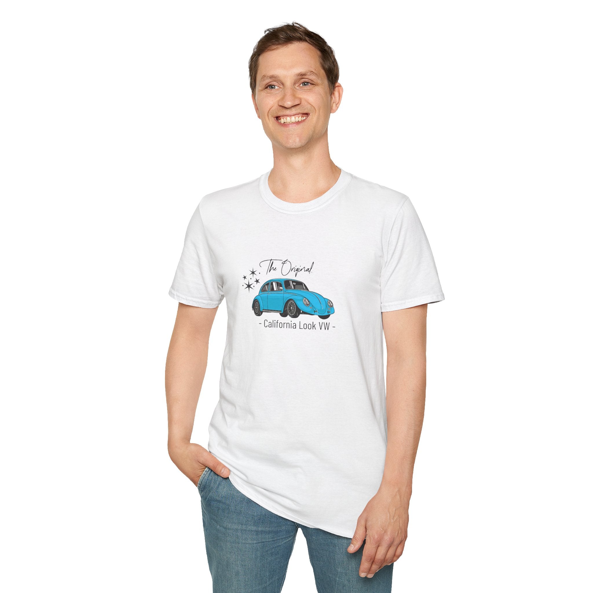 Cal Look VW Beetle T-Shirt | Retro Unisex Tee for Auto Lovers