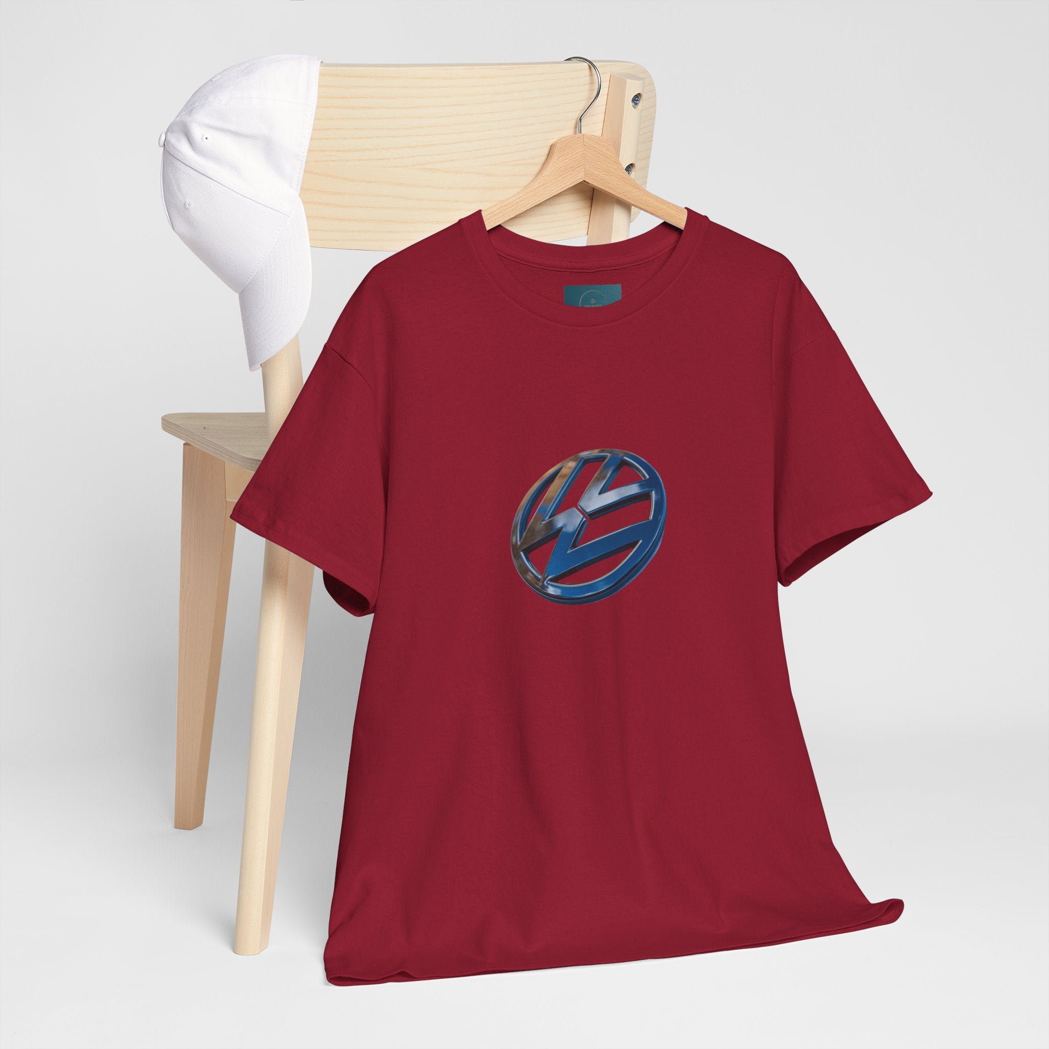 VW Logo Unisex Cotton T-Shirt – Cool Graphic Tee, Casual Gift