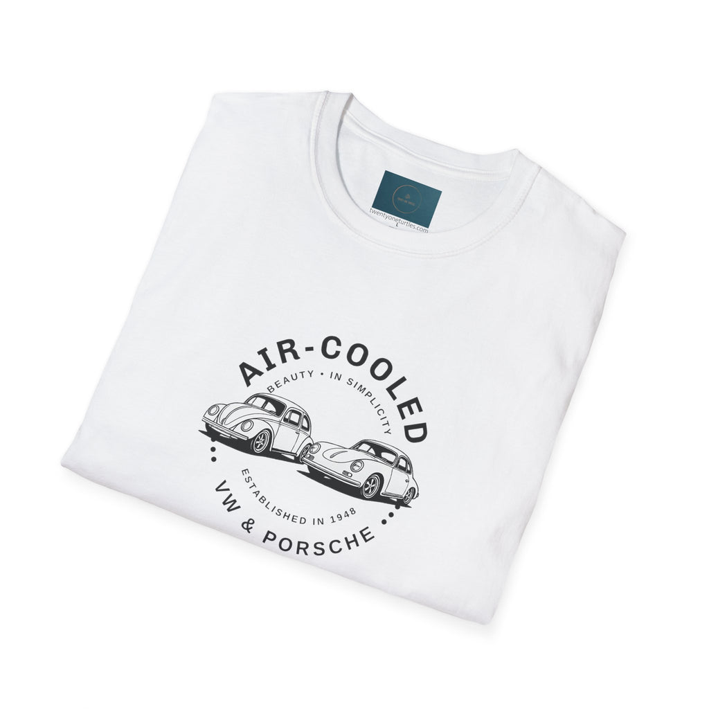 Classic Car T-Shirt – Vintage VW & Porsche Air-Cooled Design | Unisex Tee