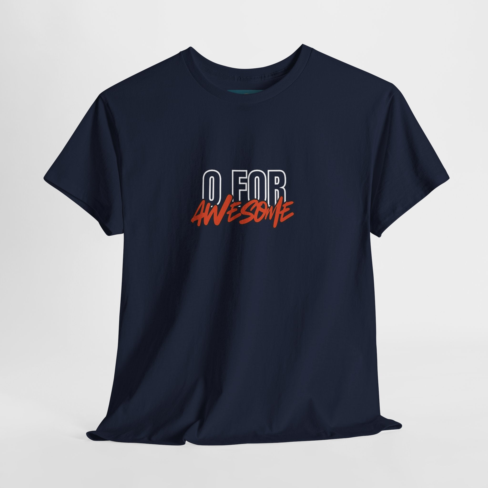 '0 for Awesome' T-Shirt | Retro Graphic Tee with a Unique & Bold Design