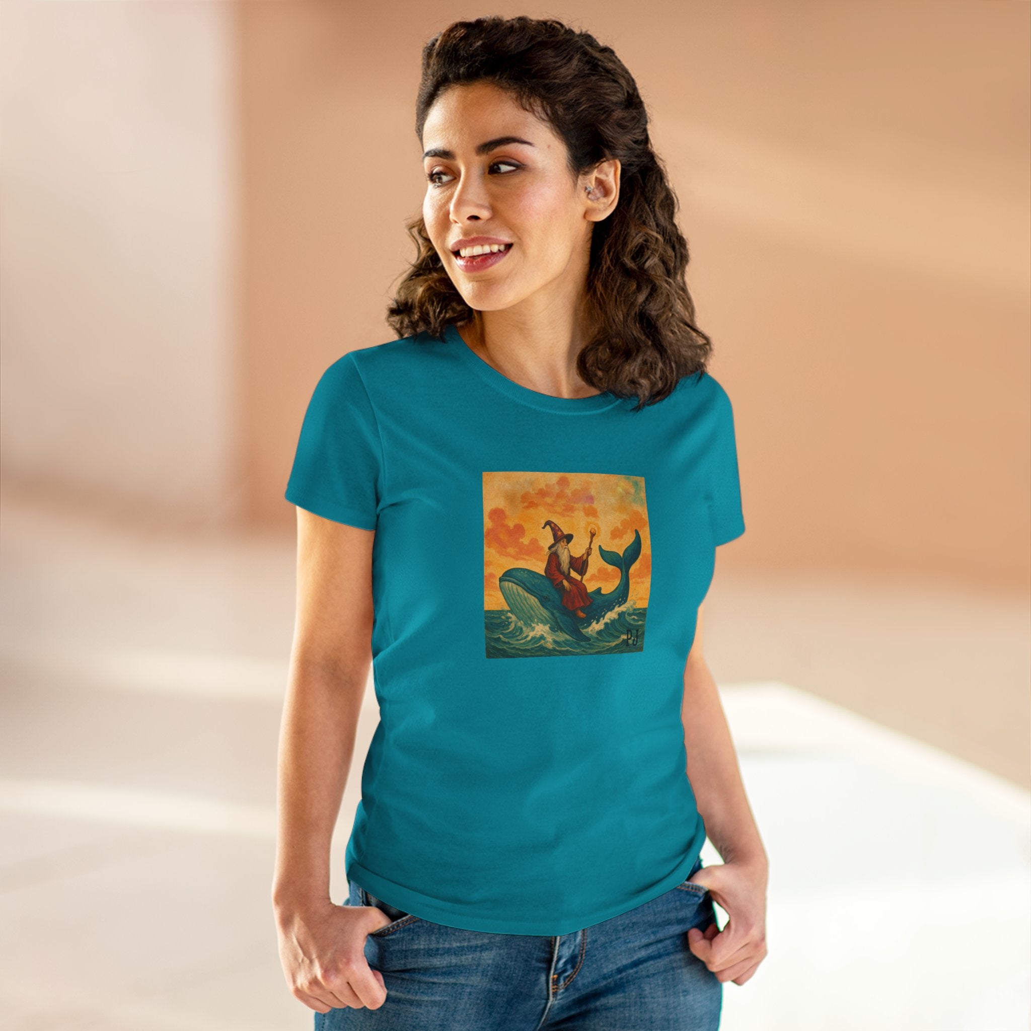 Wizard on a Whale Graphic Tee – maybe the PJ Yellow Ledbetter Fan Club T-Shirt