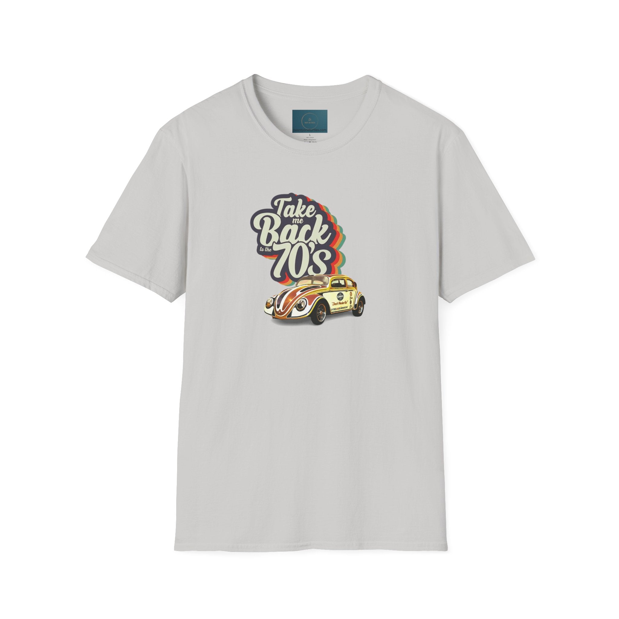 Retro 70s Beetle T-Shirt | Unisex Inch Pincher VW Tee