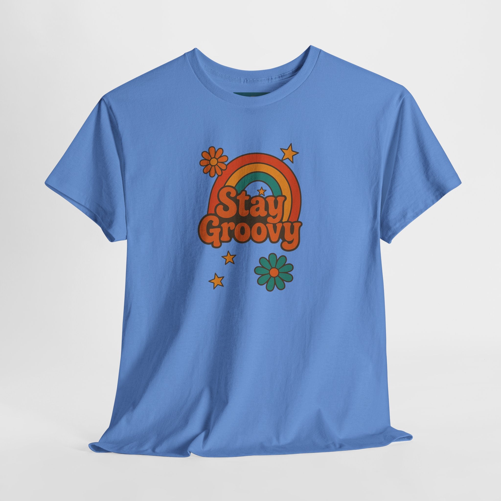 Stay Groovy 1970s Retro Tee – Vintage Graphic Shirt
