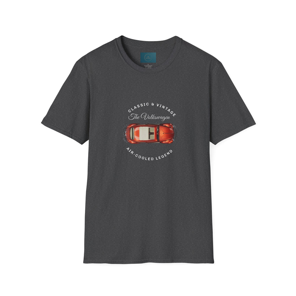 VW Beetle Graphic Tee – Softstyle Unisex T-Shirt, Car Enthusiast Gift, Casual Automotive Apparel