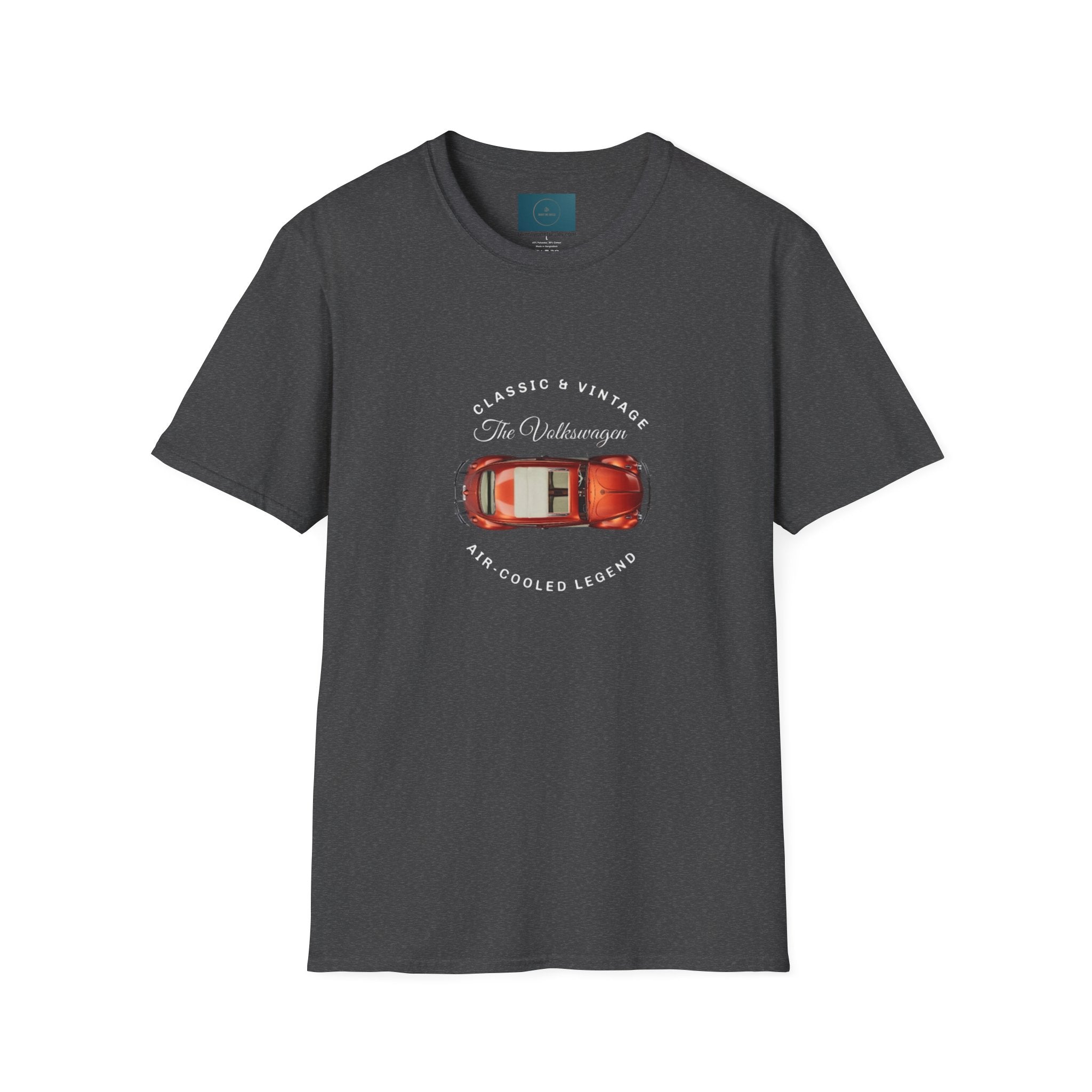 VW Beetle Graphic Tee – Softstyle Unisex T-Shirt, Car Enthusiast Gift, Casual Automotive Apparel