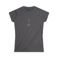 Lavender Bloom Women’s Softstyle Tee – Botanical Graphic Floral T-Shirt
