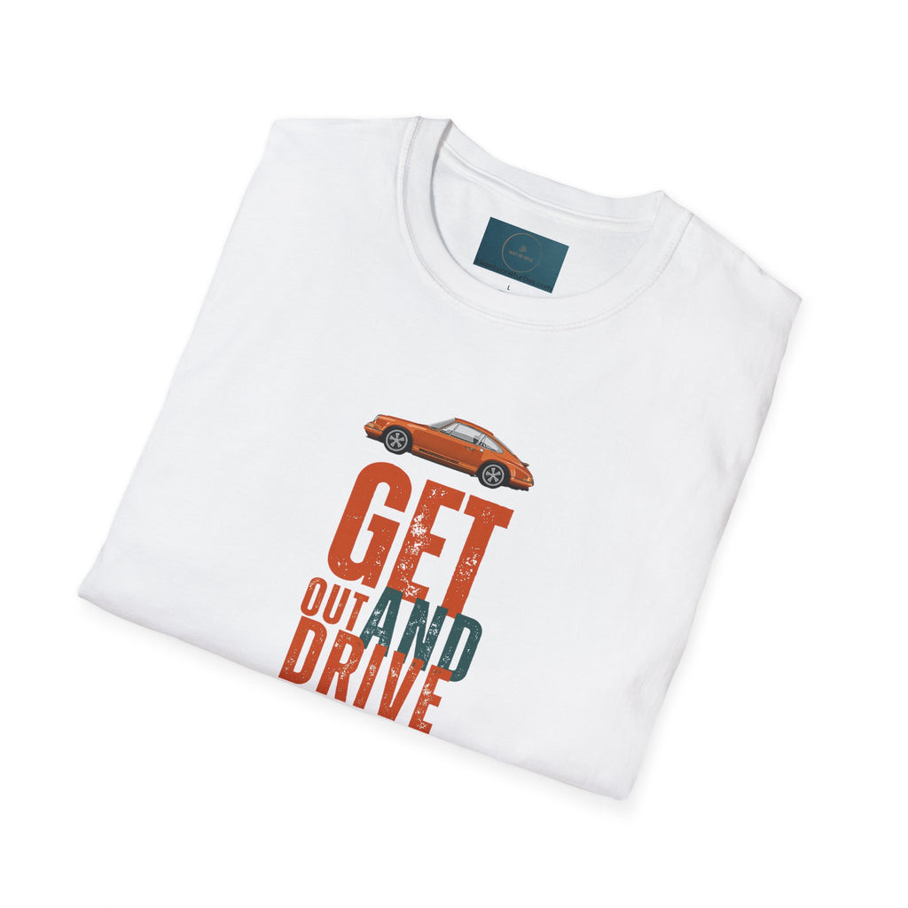 'Get Out and Drive' T-Shirt — Vintage style Car Graphic Tee