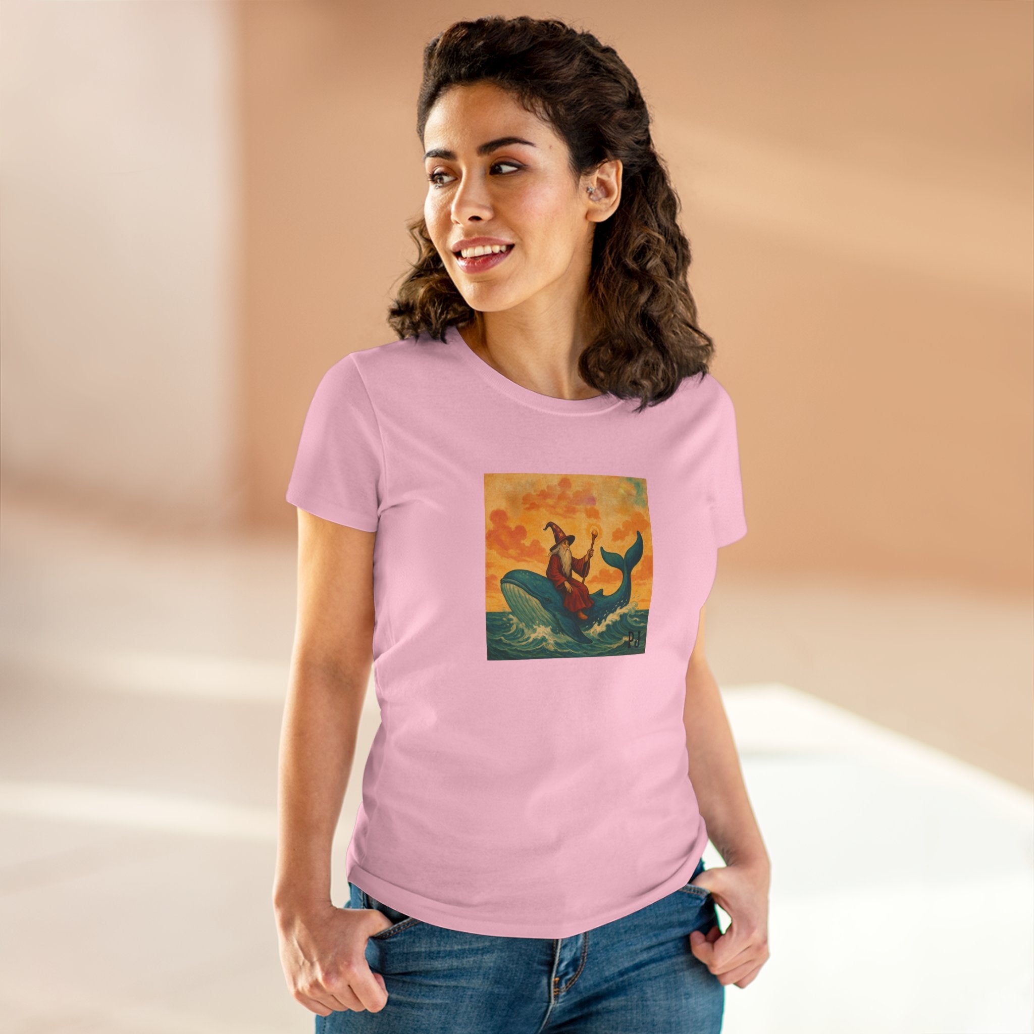 Wizard on a Whale Graphic Tee – maybe the PJ Yellow Ledbetter Fan Club T-Shirt