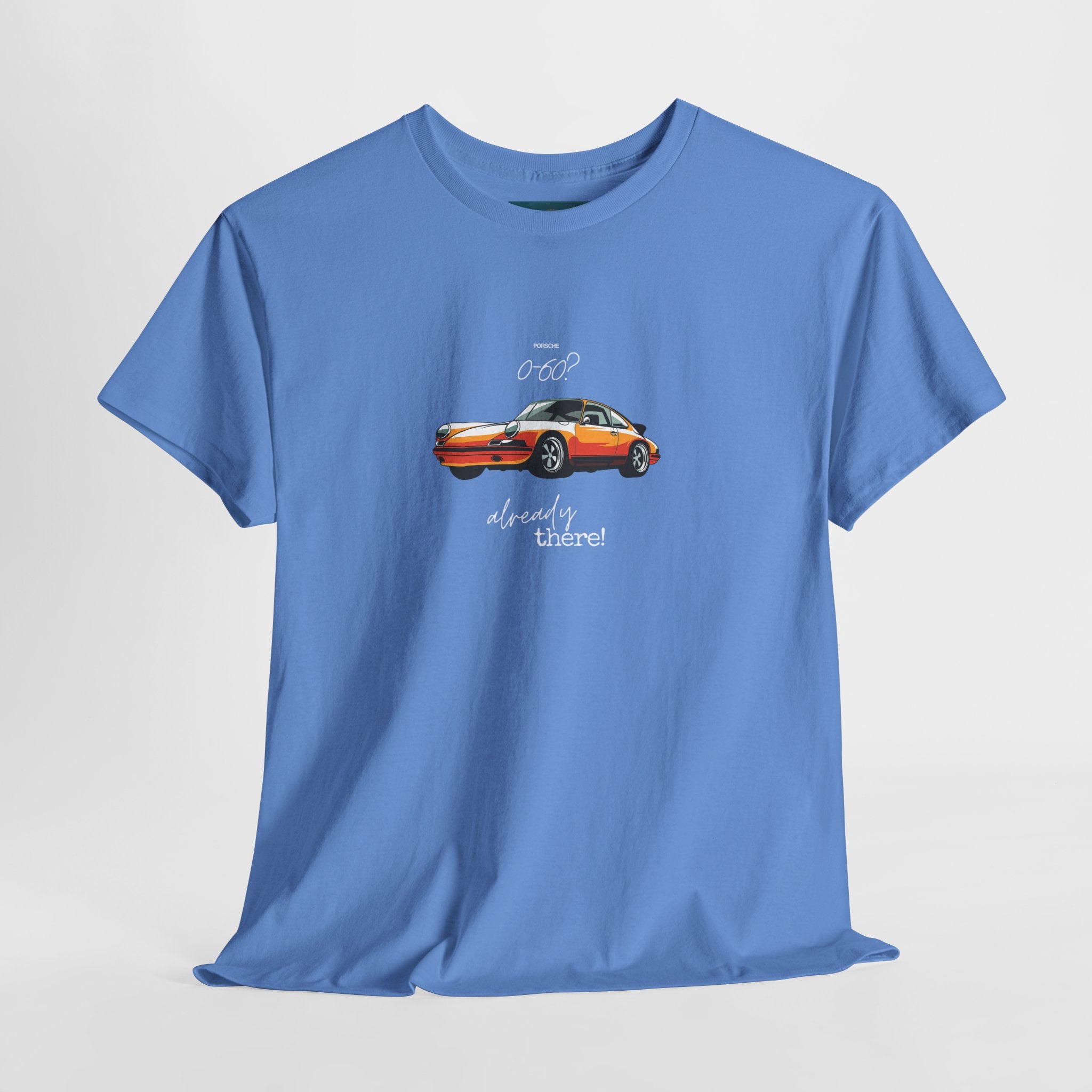 Vintage Porsche 0-60 Graphic Tee | Retro Car T-Shirt for Automotive Enthusiasts