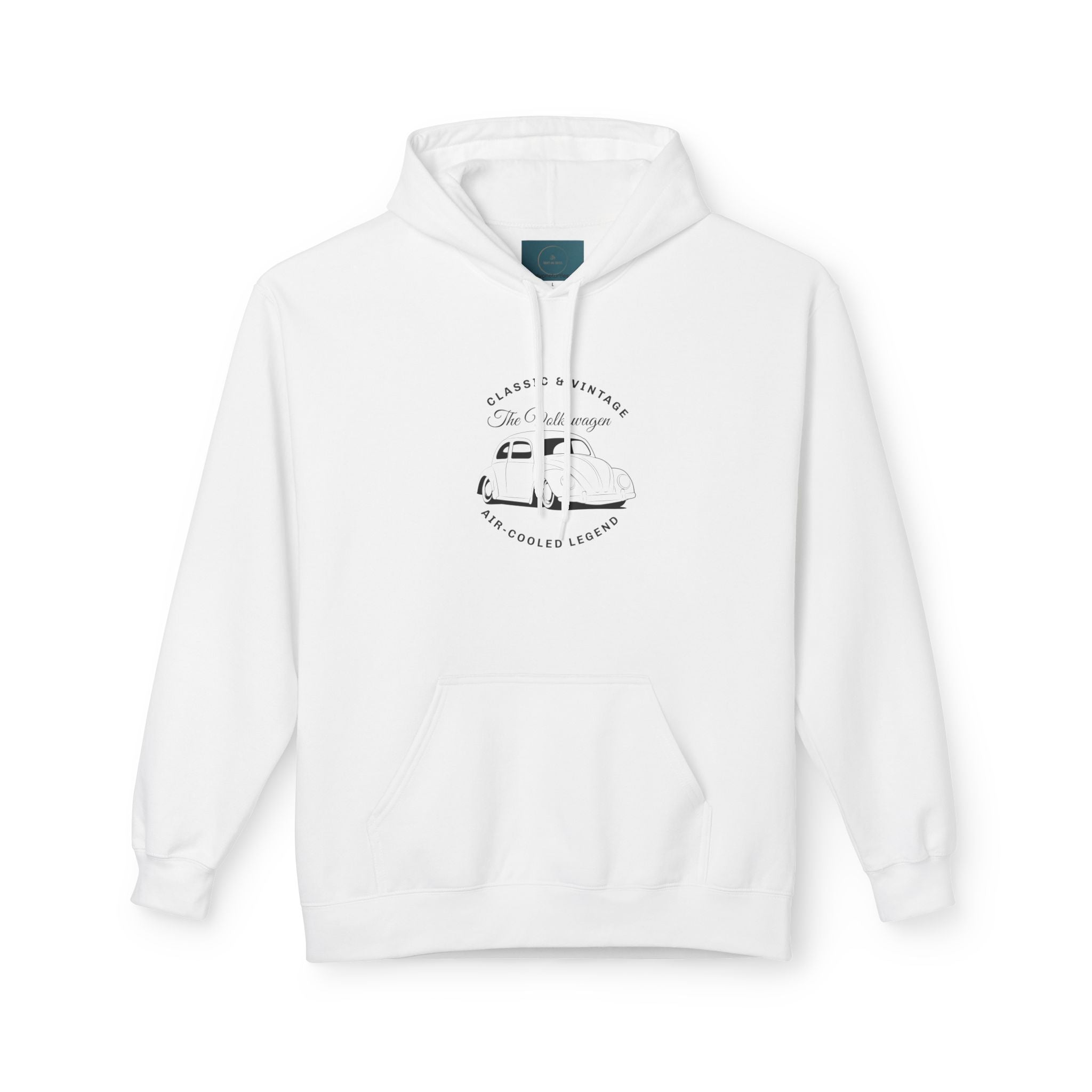 VW Beetle Hoodie – Cozy Unisex Fleece for Car Lovers & Road Trip Enthusiasts