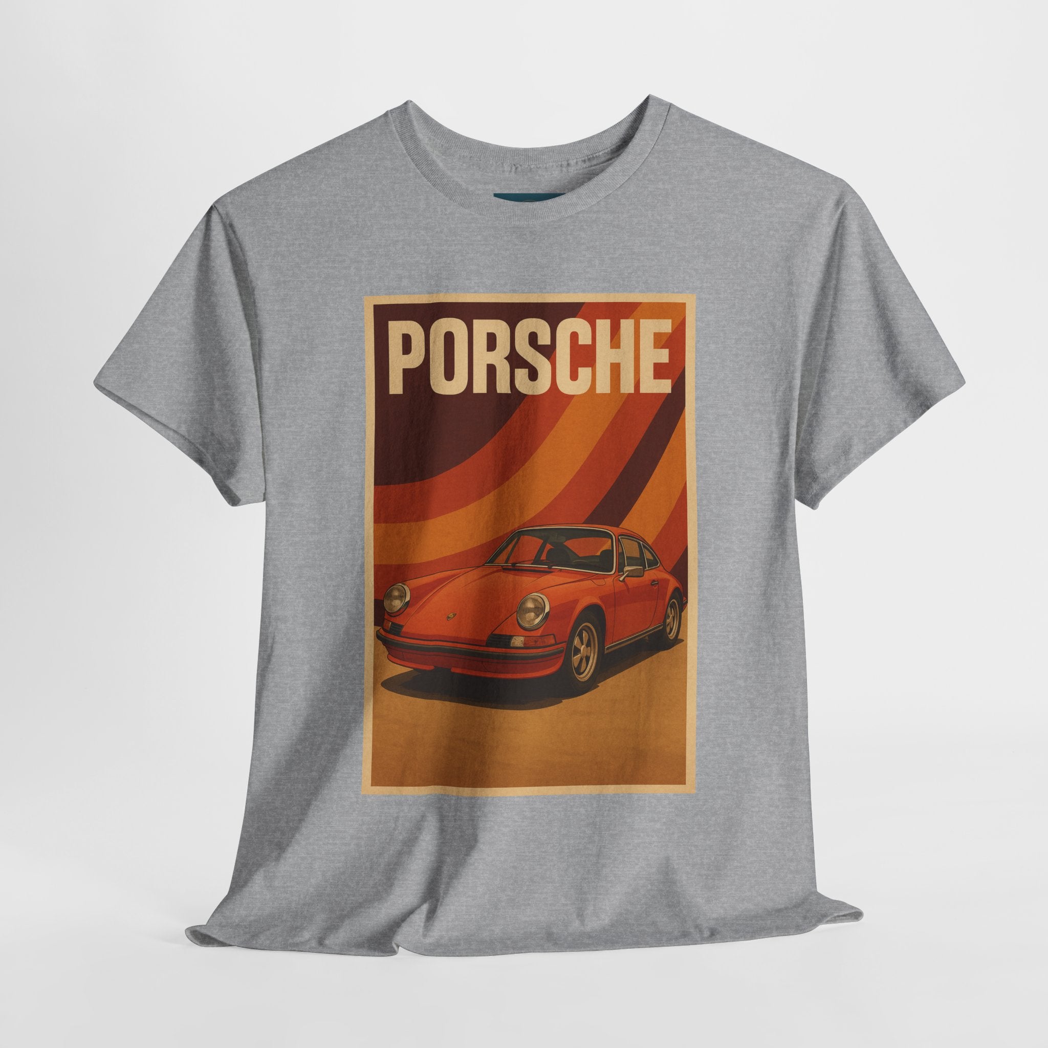 1970s style Porsche 911 T‑Shirt – Unisex Cotton Tee for Car Enthusiasts