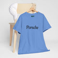 Unisex Porsche Script Tee – Casual Shirt for Car Enthusiasts