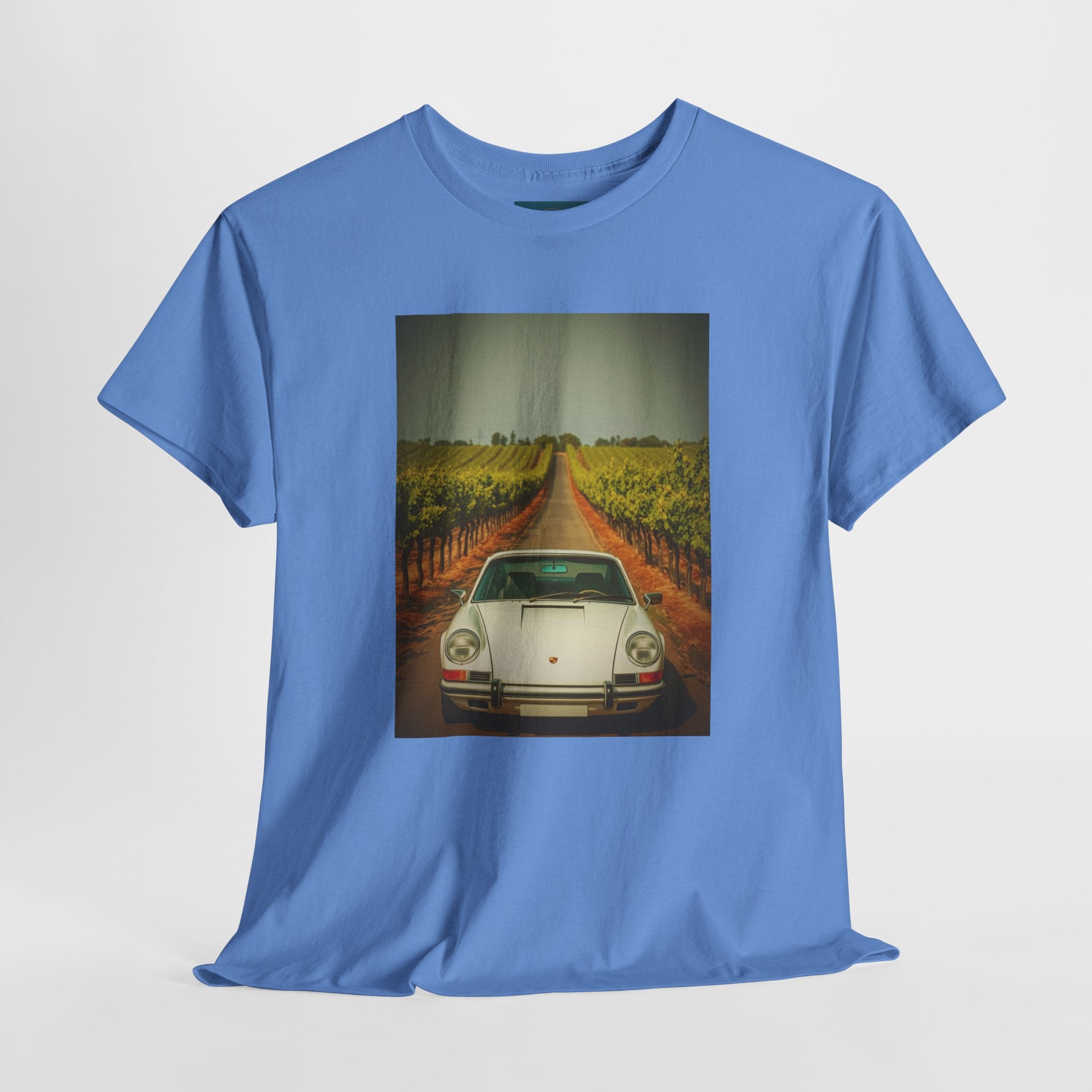 Unisex Porsche 911 Print T‑Shirt – Cotton Tee for Car Enthusiasts