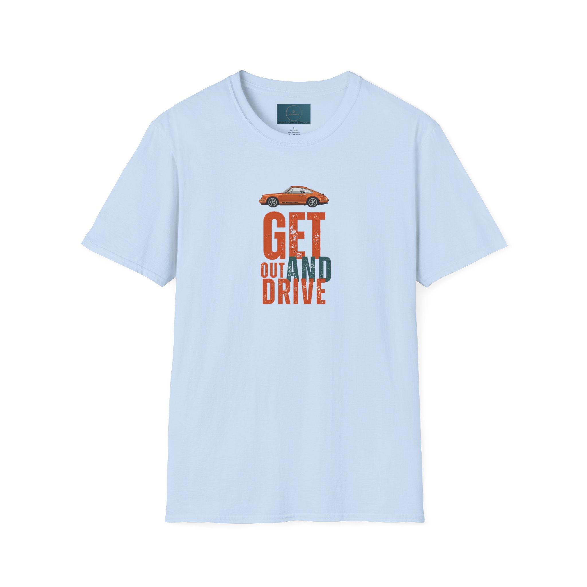 'Get Out and Drive' T-Shirt — Vintage style Car Graphic Tee
