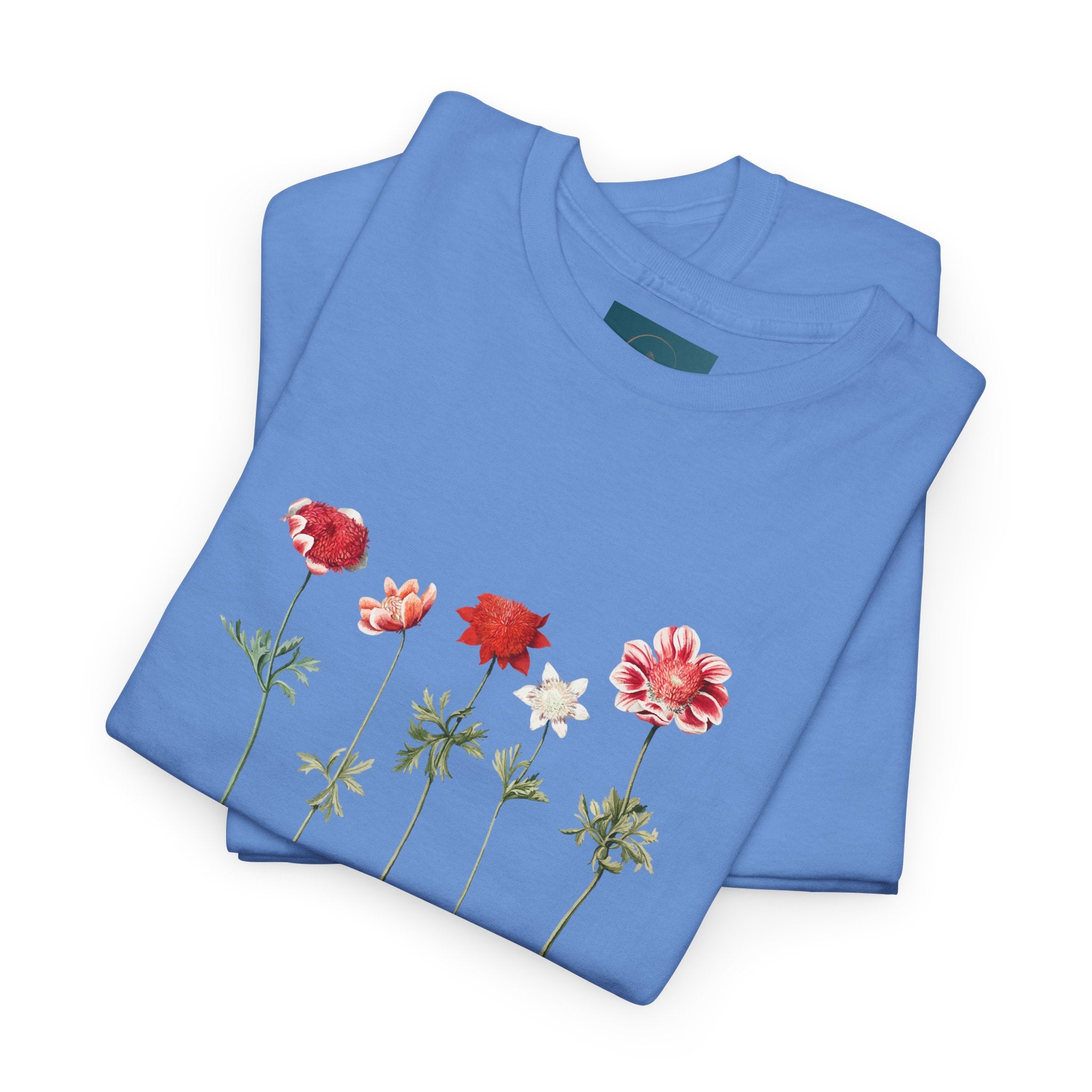 Botanical Flower T-Shirt – Unisex Cotton Tee for Nature Lovers