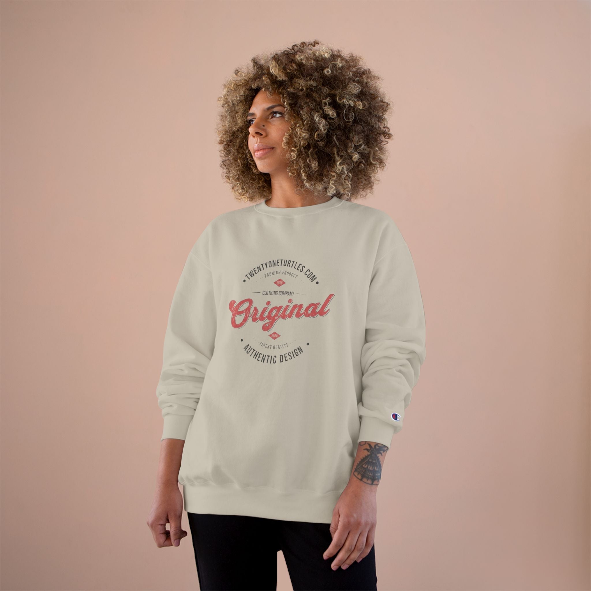 CHAMPION Printed Sweatshirt - Vintage sports Inspired, Unisex Original Design