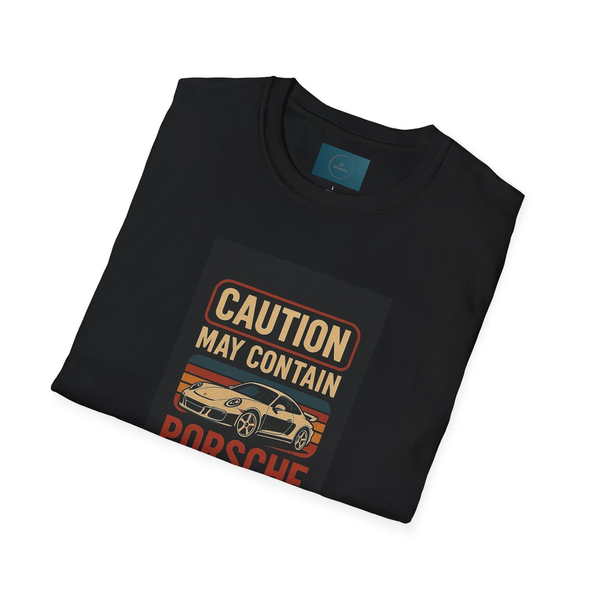 "May Caution Porsche" Unisex T-Shirt – Car Enthusiast Gift, Vintage Auto Tee