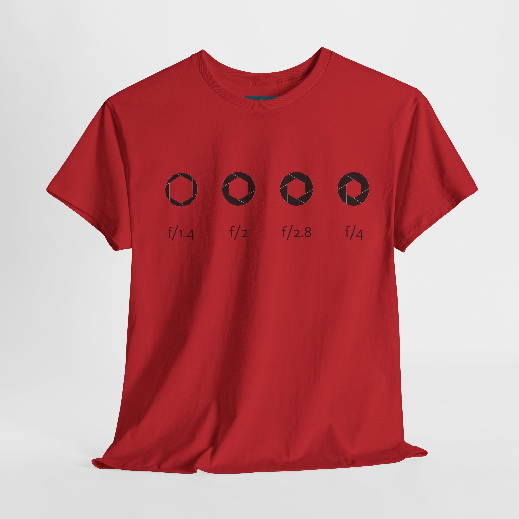 Camera Aperture Graphic Tee – Unisex Heavy Cotton Photography Shirt