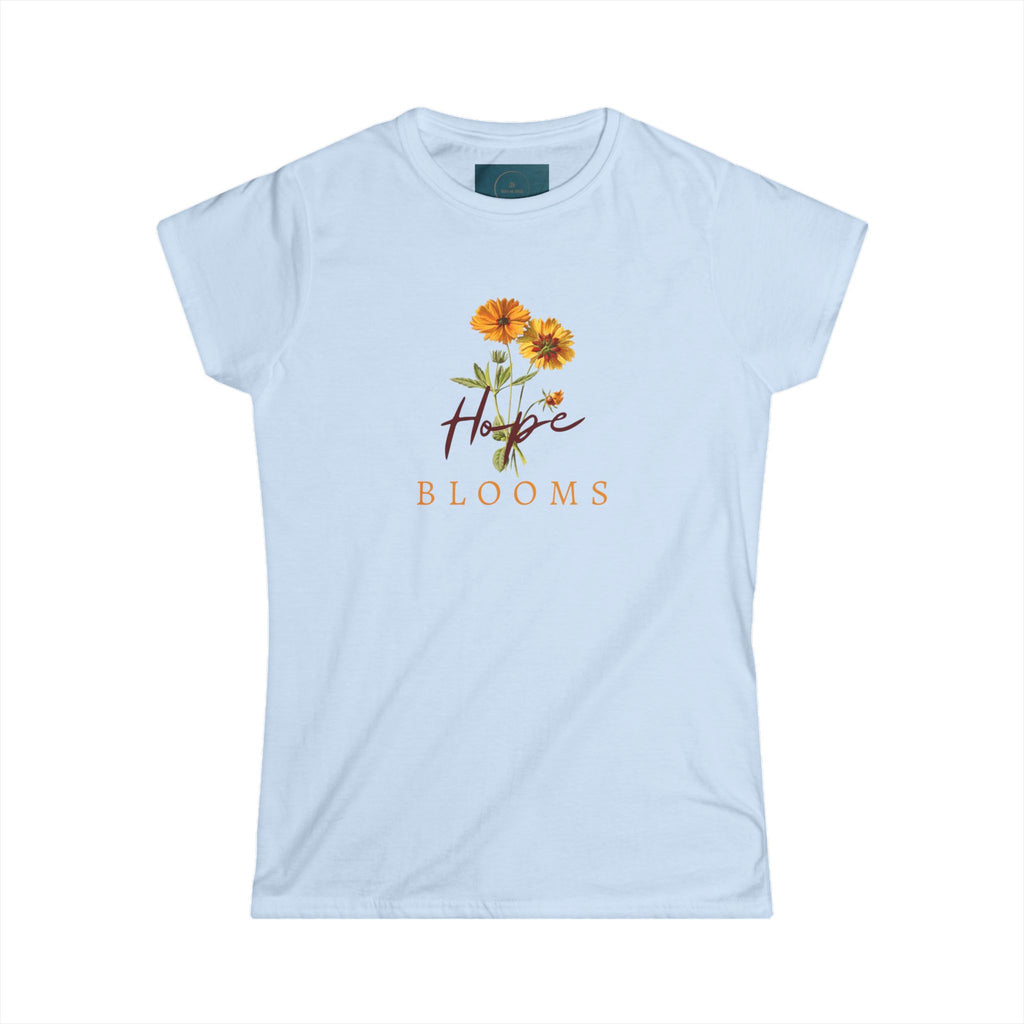 🌼 "Hope Blooms" Floral T-Shirt for Women – Inspirational Comfort Tee & Perfect Gift