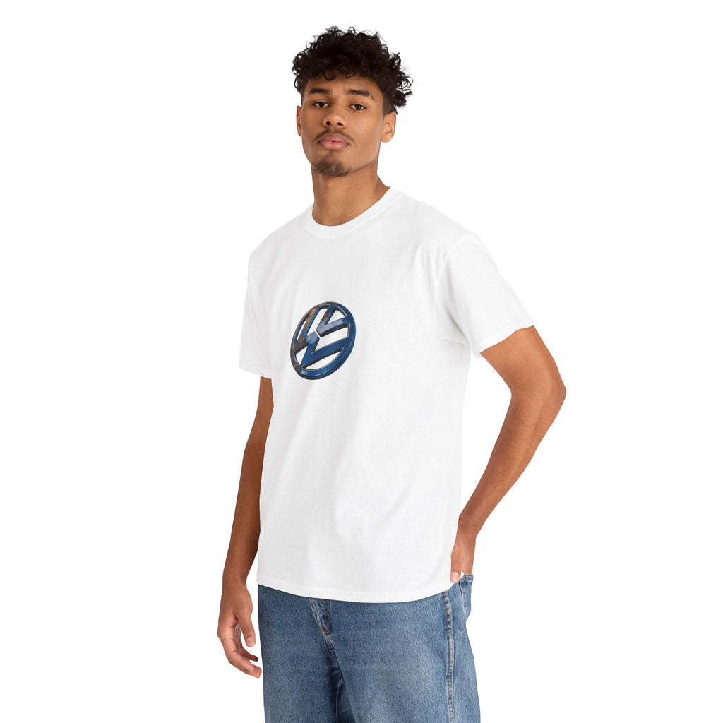 VW Logo Unisex Cotton T-Shirt – Cool Graphic Tee, Casual Gift