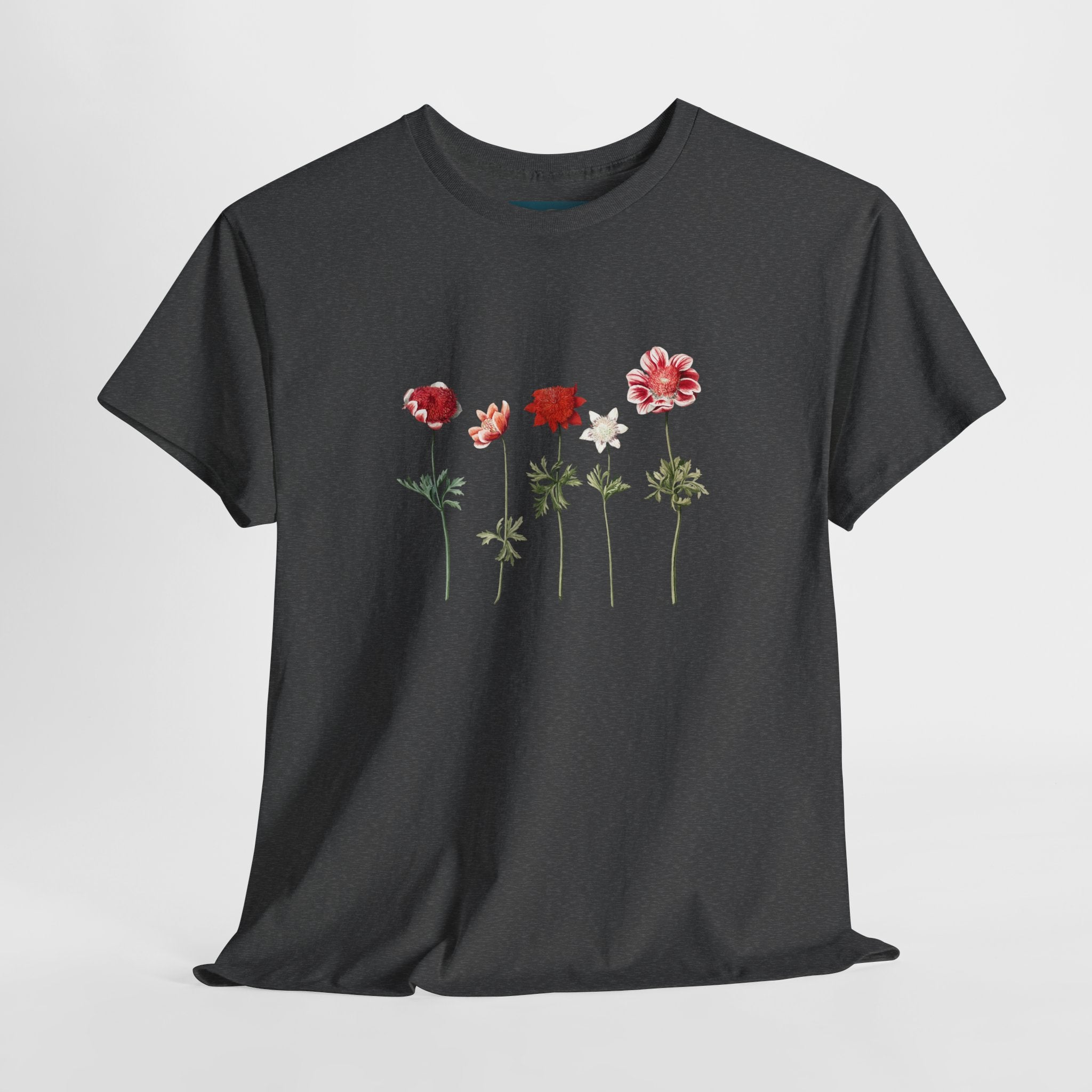 Botanical Flower T-Shirt – Unisex Cotton Tee for Nature Lovers