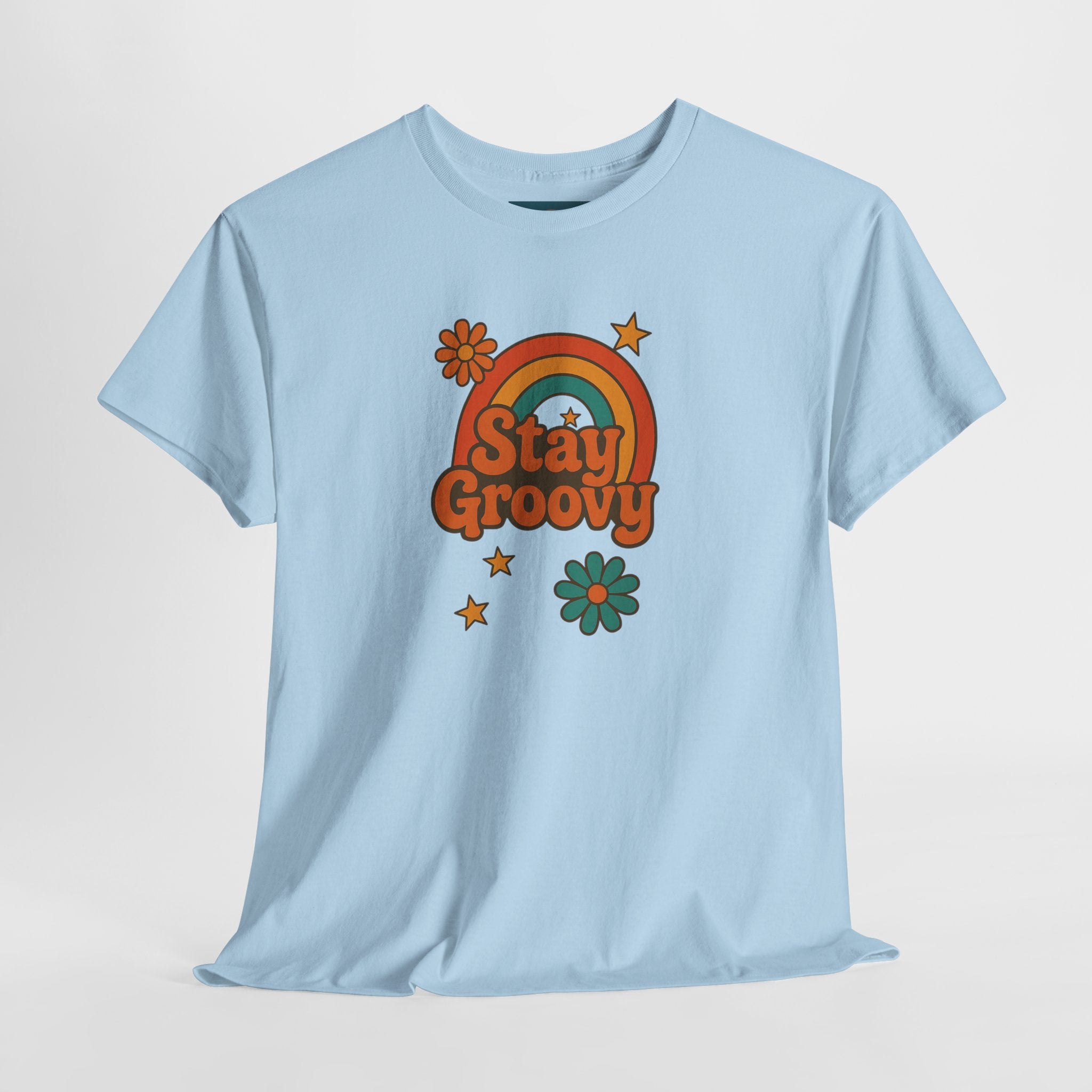 Stay Groovy 1970s Retro Tee – Vintage Graphic Shirt
