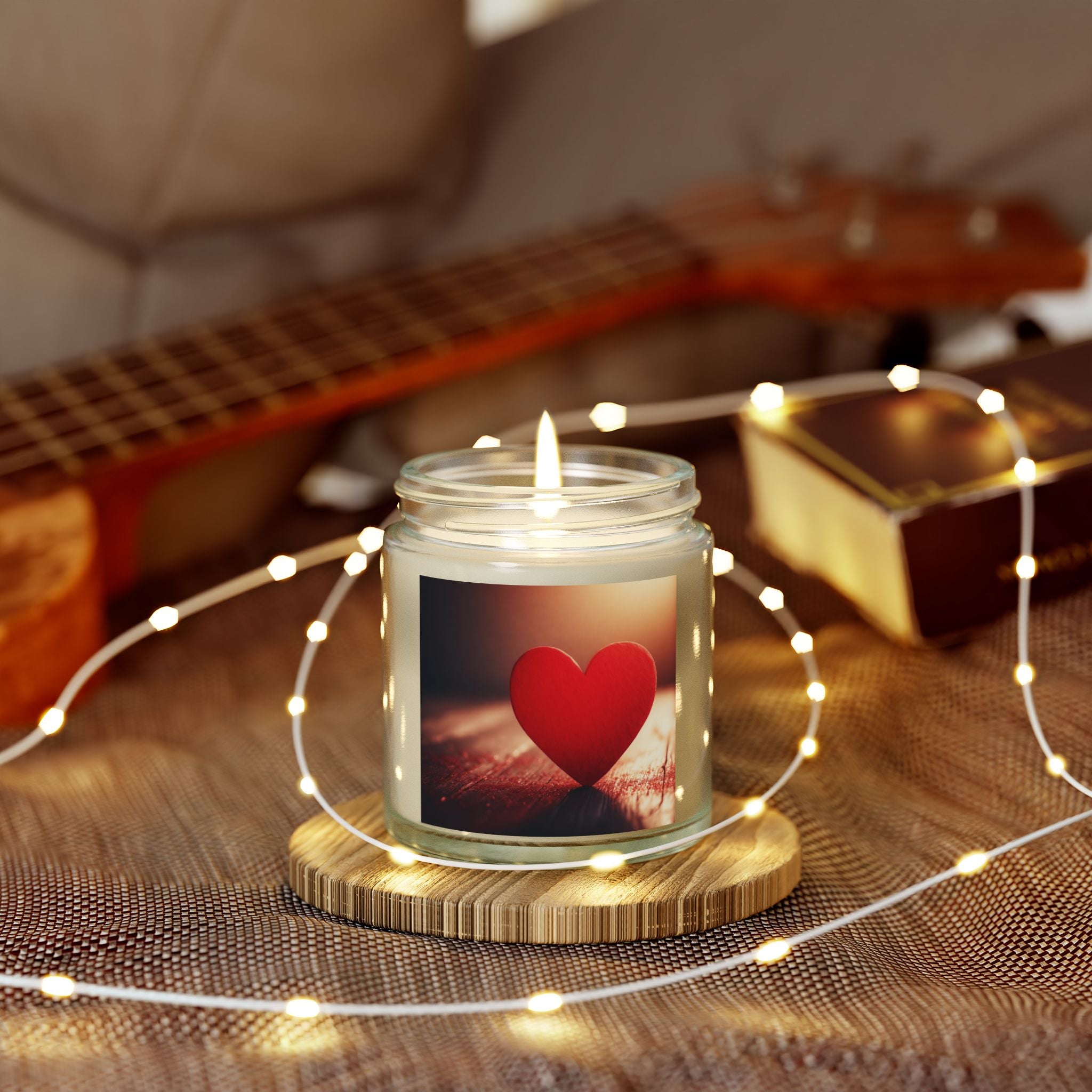Heartfelt Scented Candles – Coconut & Apricot Wax Romantic Gifts & Home Decor