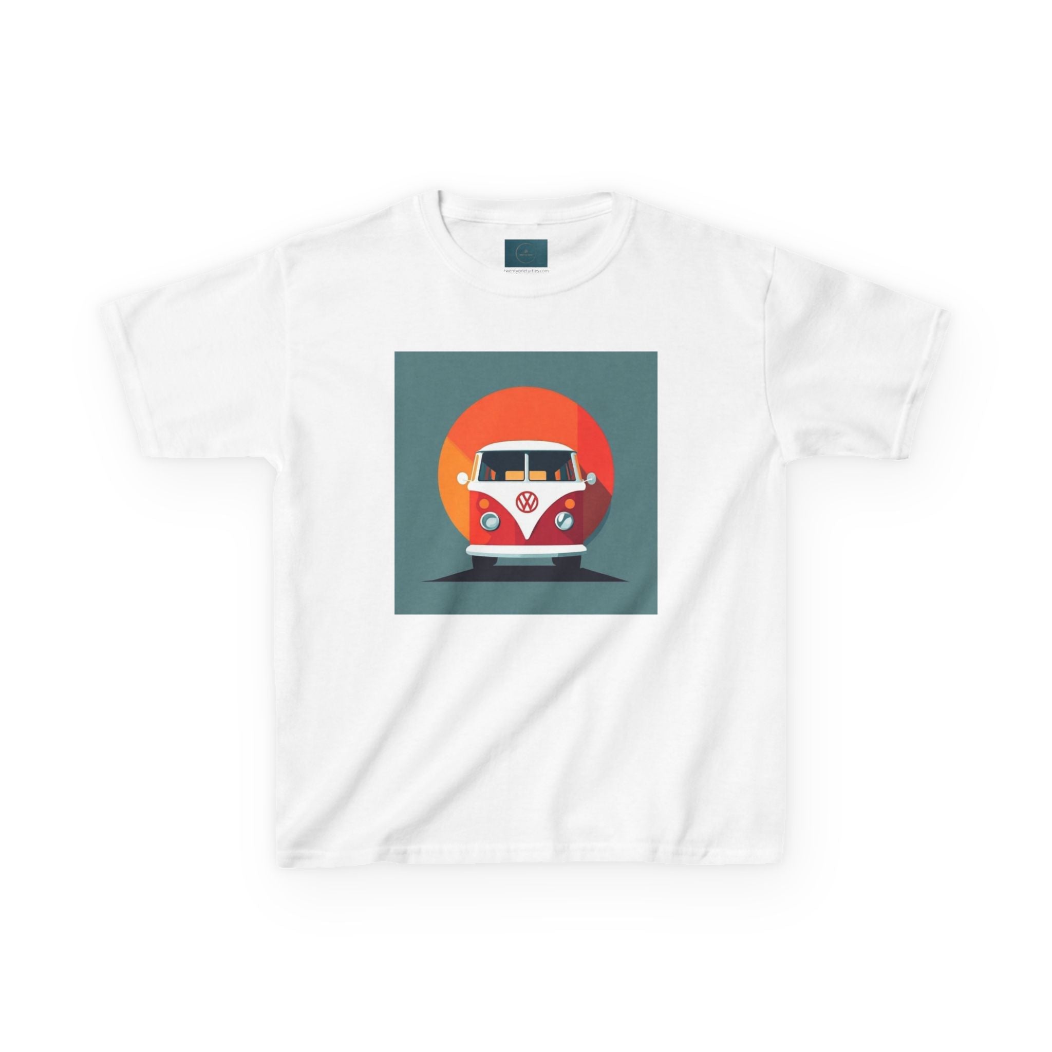 Vintage VW Bus print T Shirt | Shirt for Boys & Girls, Child size tee