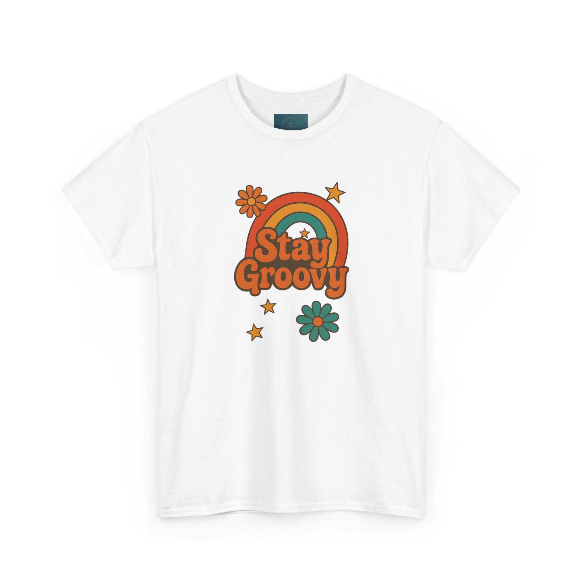 Stay Groovy 1970s Retro Tee – Vintage Graphic Shirt