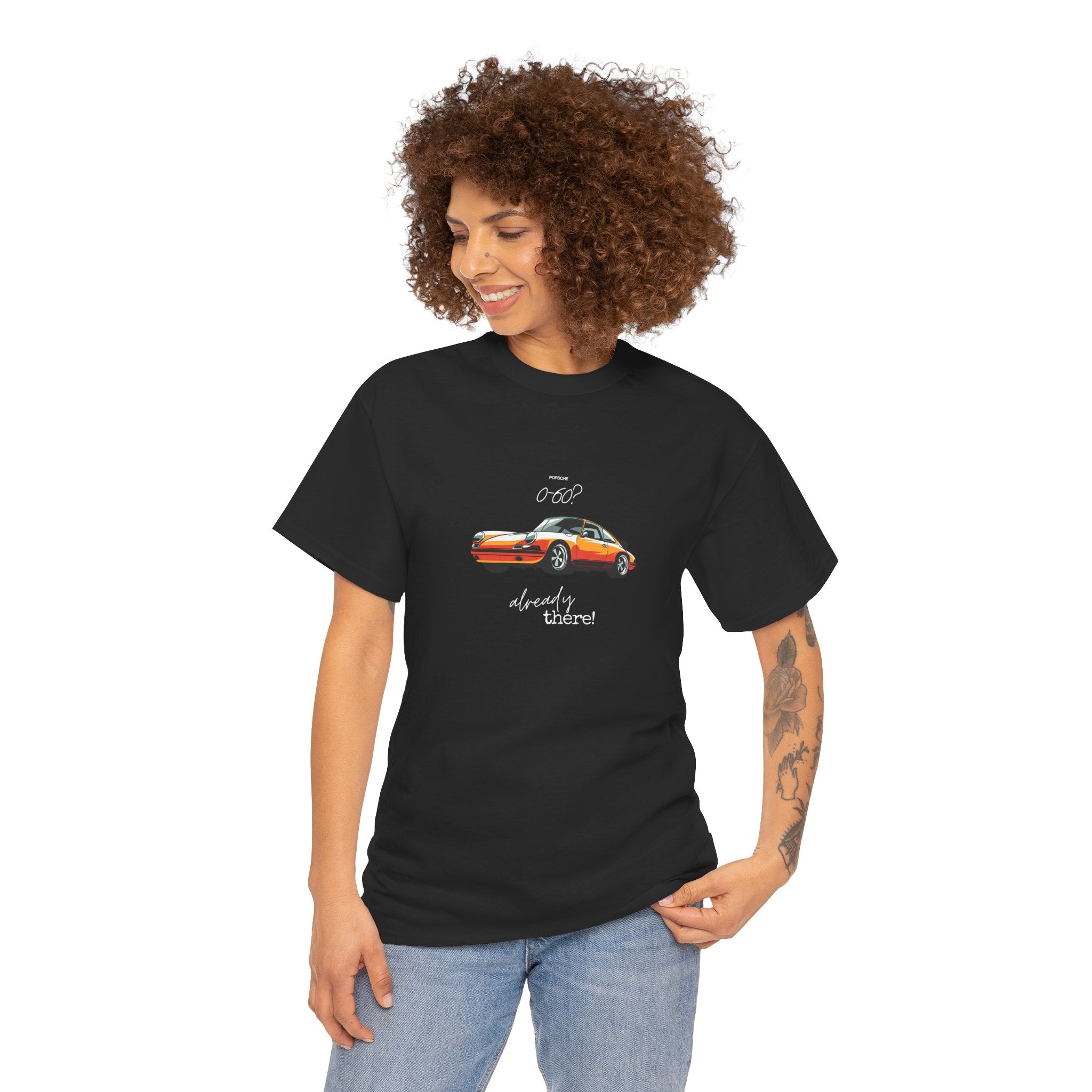 Vintage Porsche 0-60 Graphic Tee | Retro Car T-Shirt for Automotive Enthusiasts