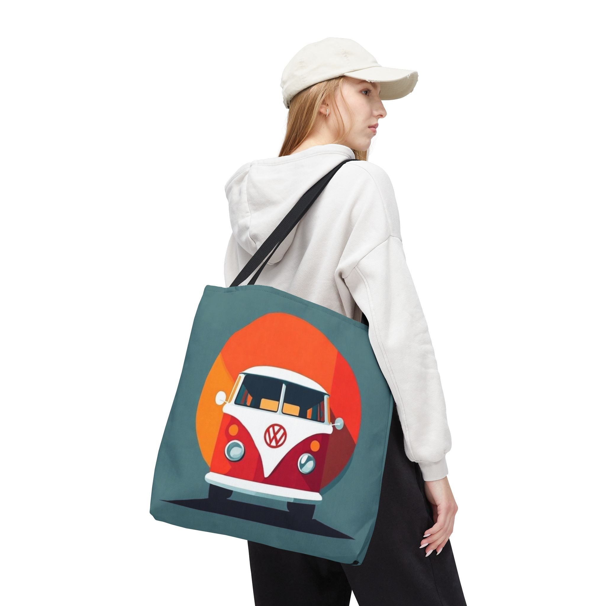 Retro VW Bus Tote Bag – Road Trip Essential for VW Lovers