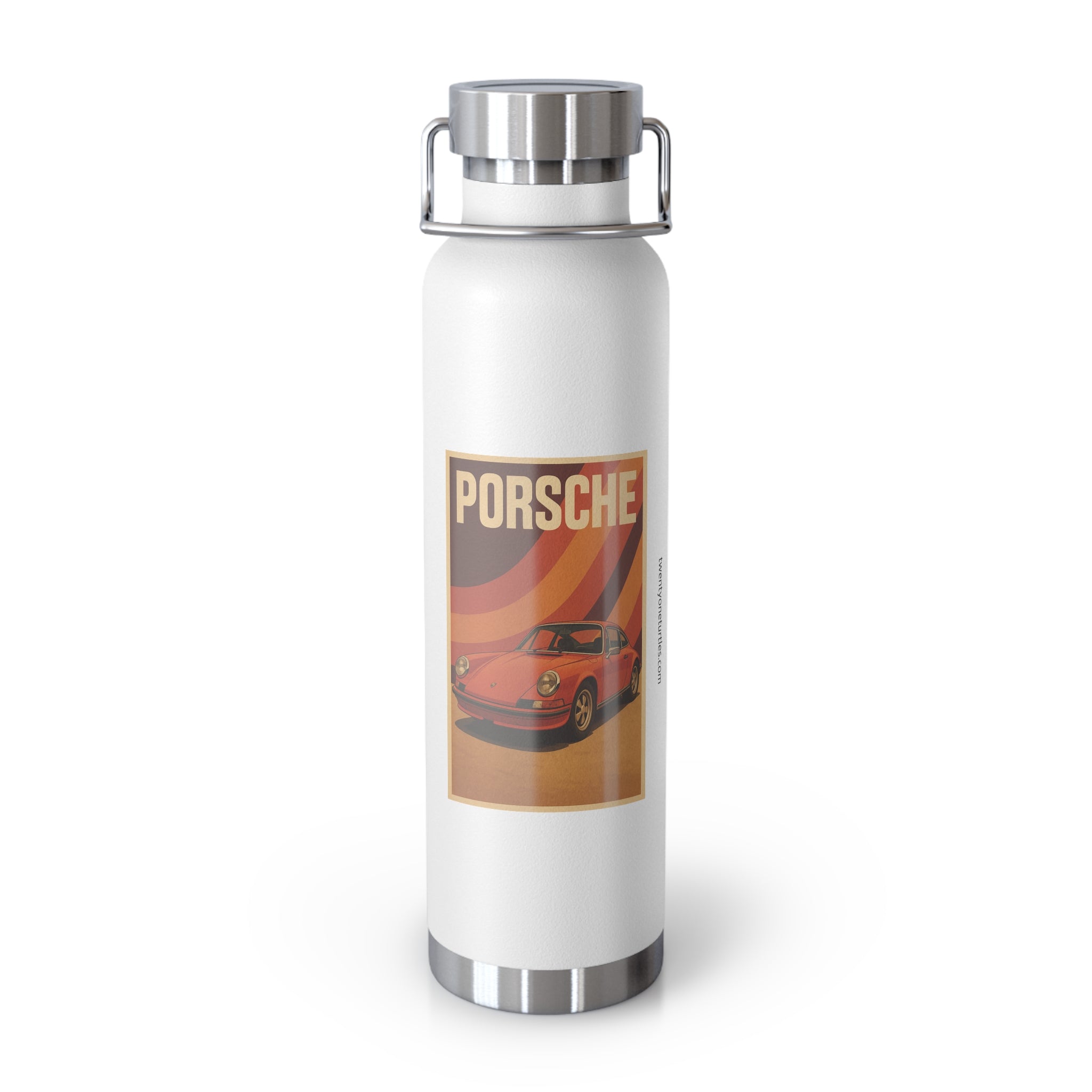 22 oz Copper-Insulated Porsche 911 Water Bottle – Vacuum Steel