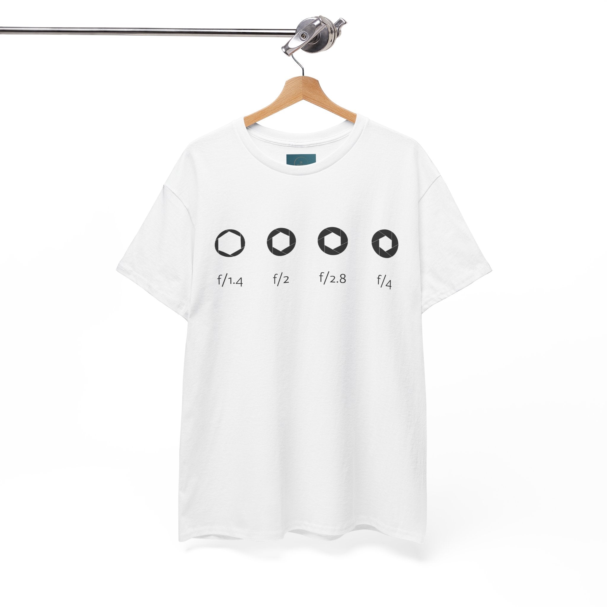 Camera Aperture Graphic Tee – Unisex Heavy Cotton Photography Shirt