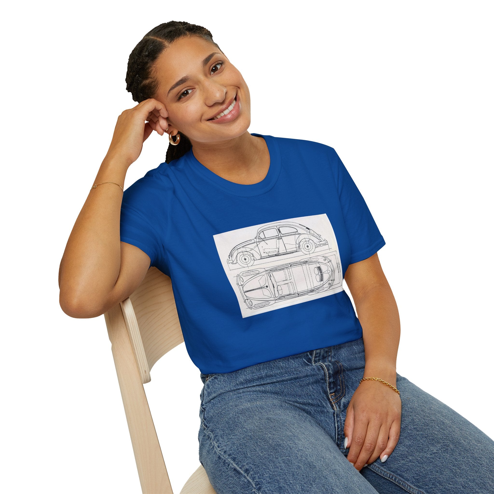 VW Beetle Retro Graphic Tee – Unisex Car Enthusiast T‑Shirt