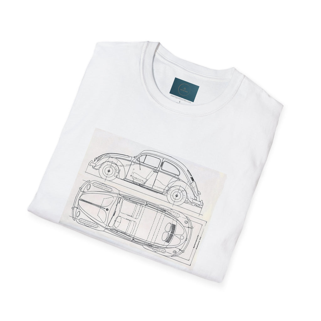 VW Beetle Retro Graphic Tee – Unisex Car Enthusiast T‑Shirt