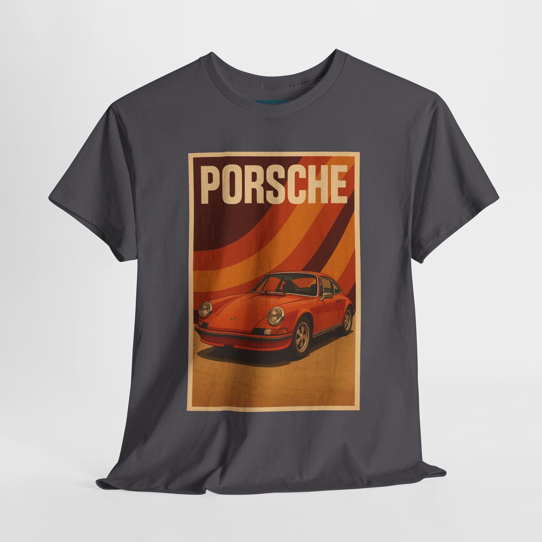 1970s style Porsche 911 T‑Shirt – Unisex Cotton Tee for Car Enthusiasts