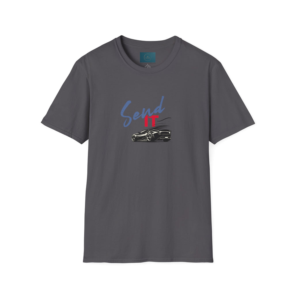 "Send It" Graphic sports car Tee – Car Culture Graphic Shirt, Unisex Fit