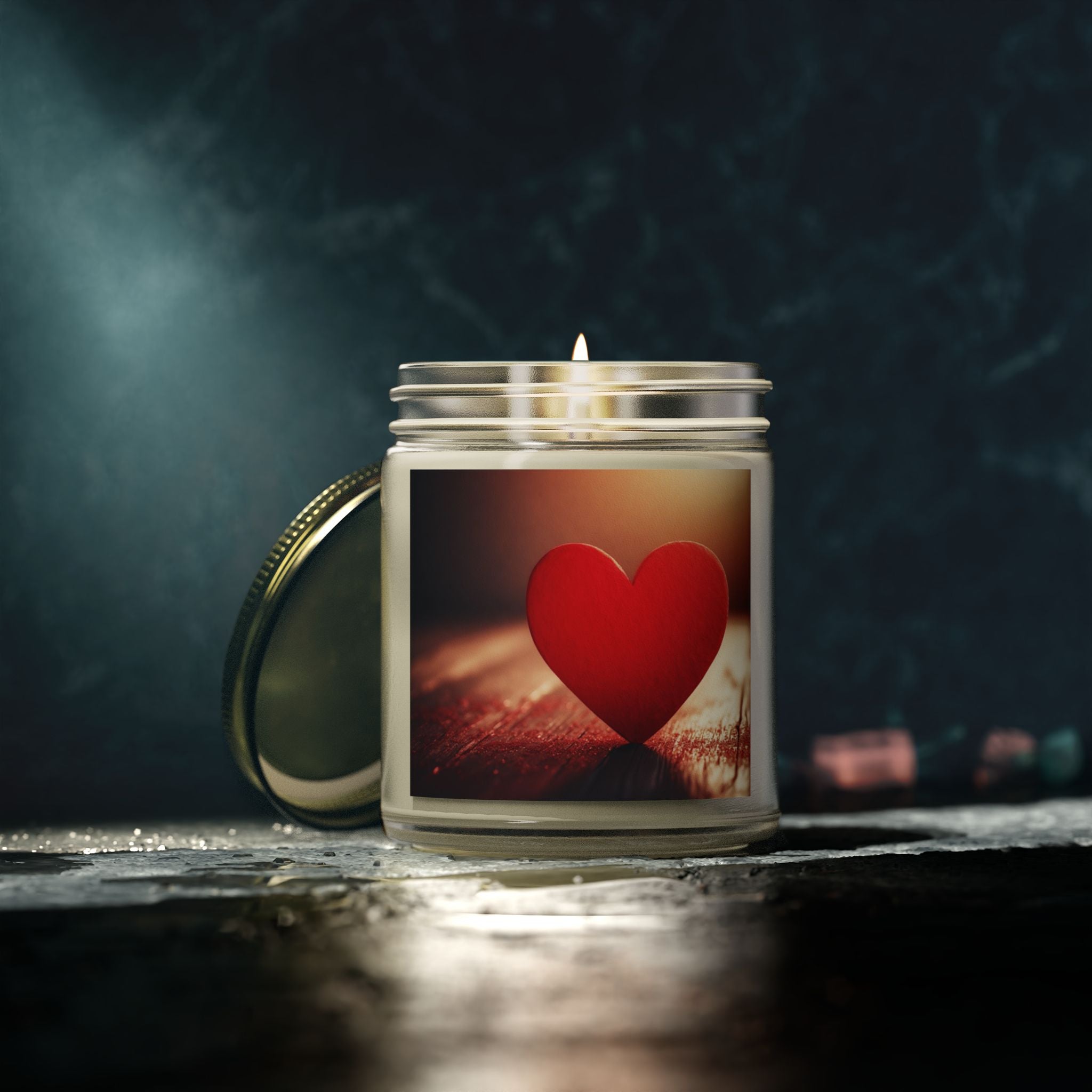 Heartfelt Scented Candles – Coconut & Apricot Wax Romantic Gifts & Home Decor
