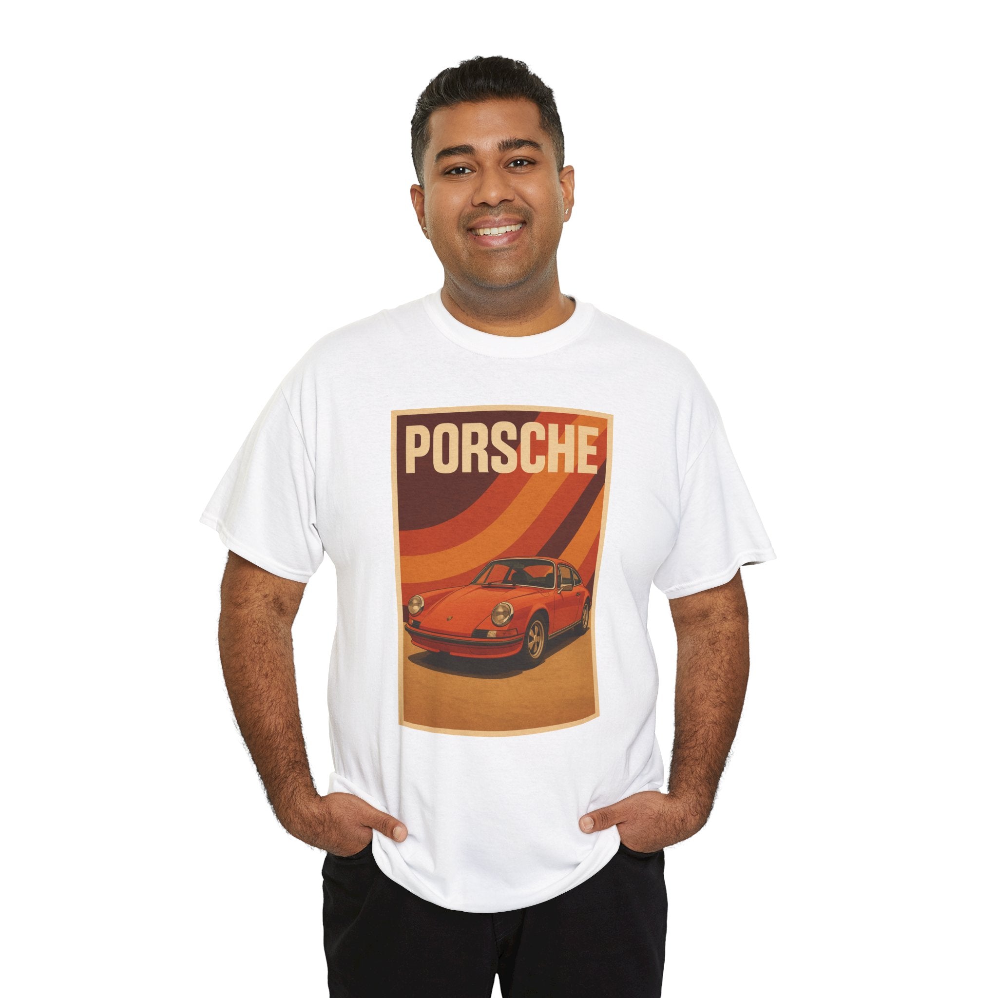 1970s style Porsche 911 T‑Shirt – Unisex Cotton Tee for Car Enthusiasts