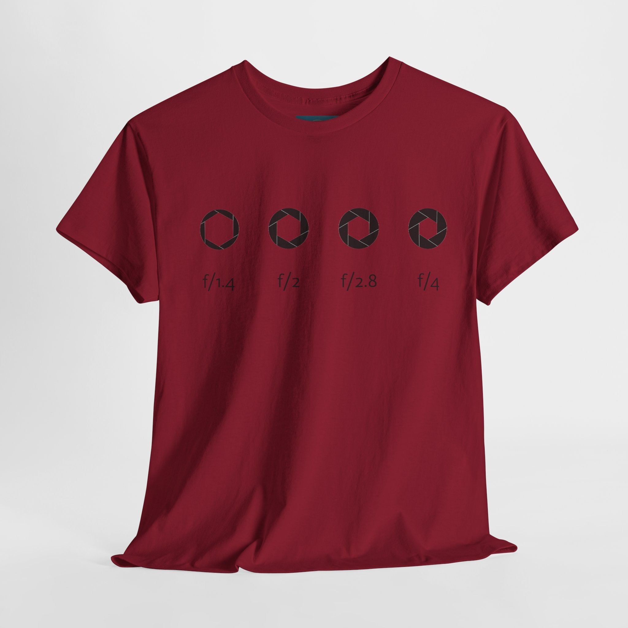 Camera Aperture Graphic Tee – Unisex Heavy Cotton Photography Shirt
