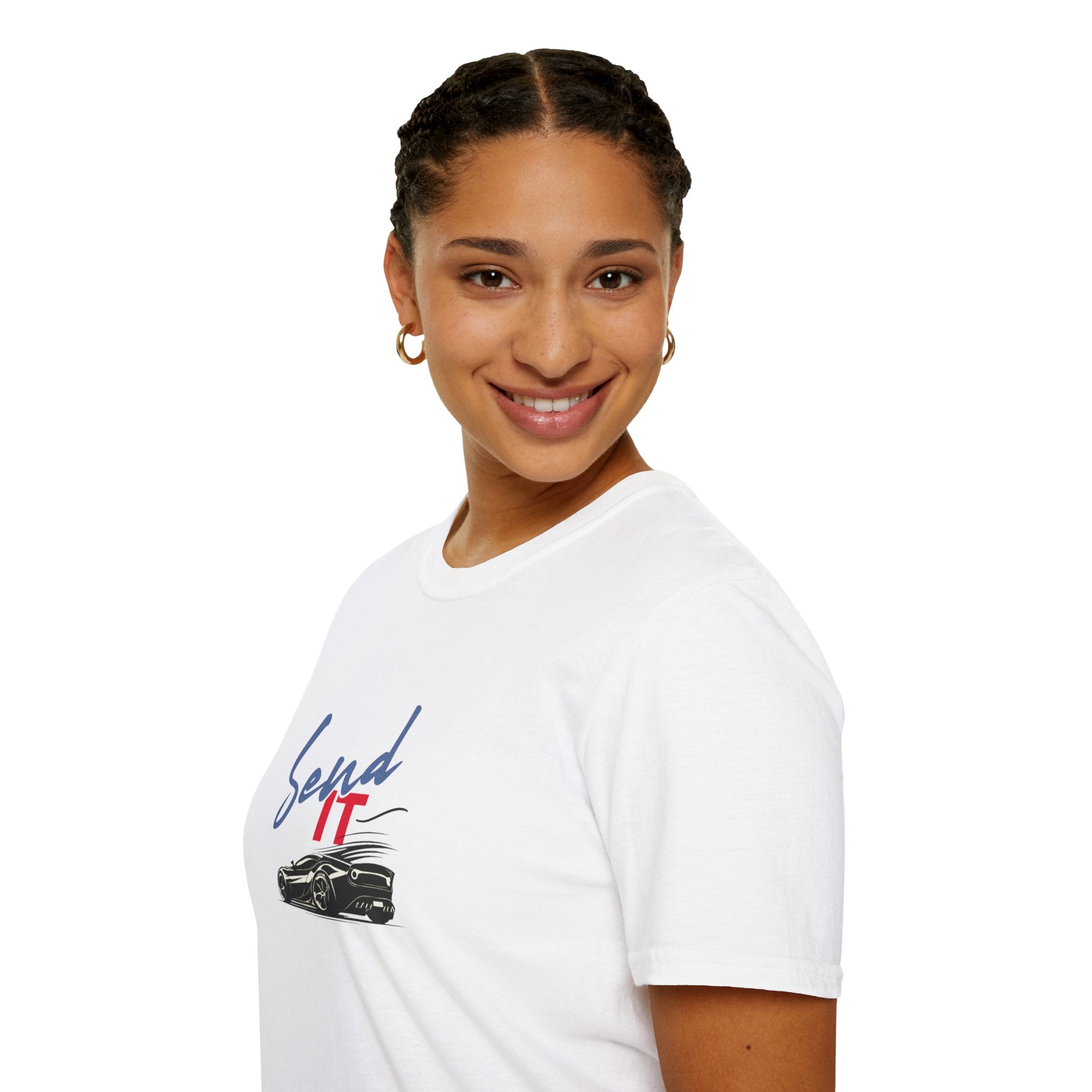 "Send It" Graphic sports car Tee – Car Culture Graphic Shirt, Unisex Fit