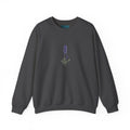 Lavender Bloom Crewneck Sweatshirt – Cozy Unisex Floral Sweatshirt