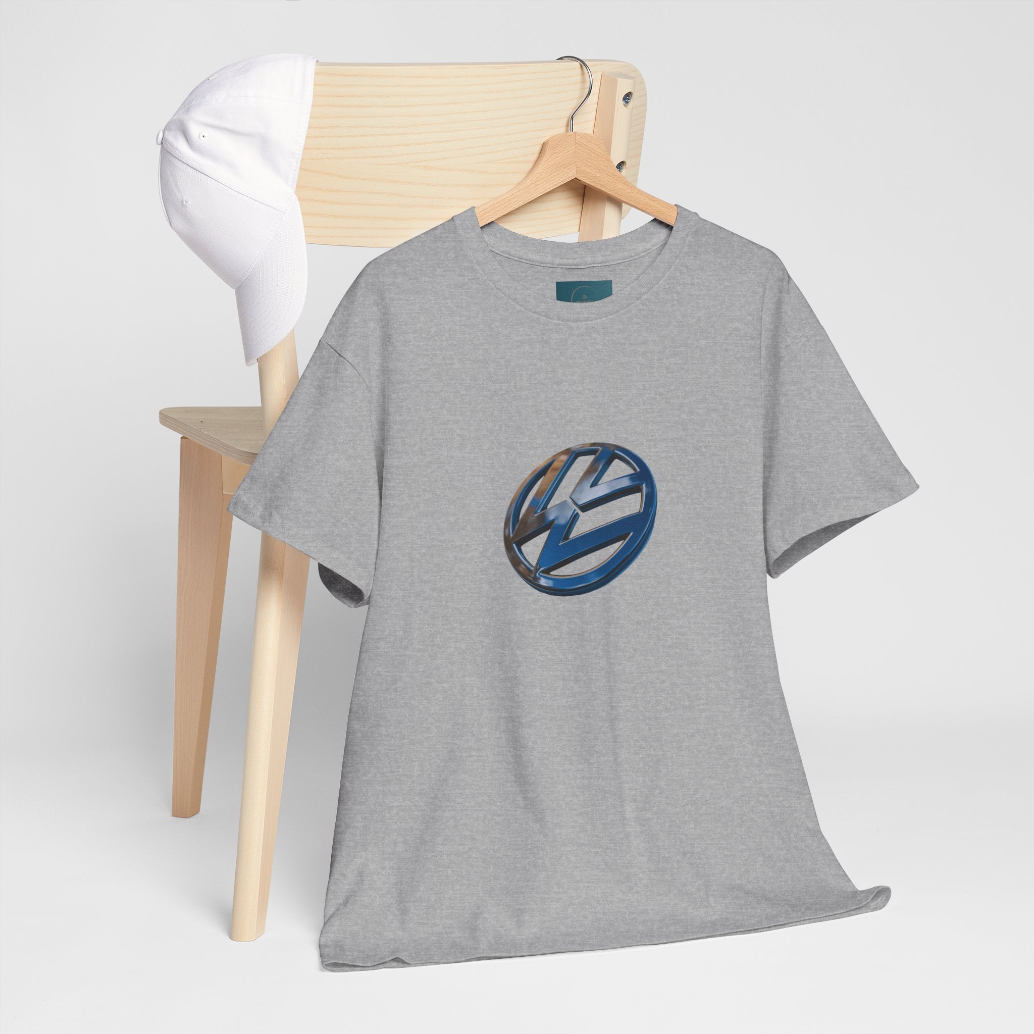 VW Logo Unisex Cotton T-Shirt – Cool Graphic Tee, Casual Gift