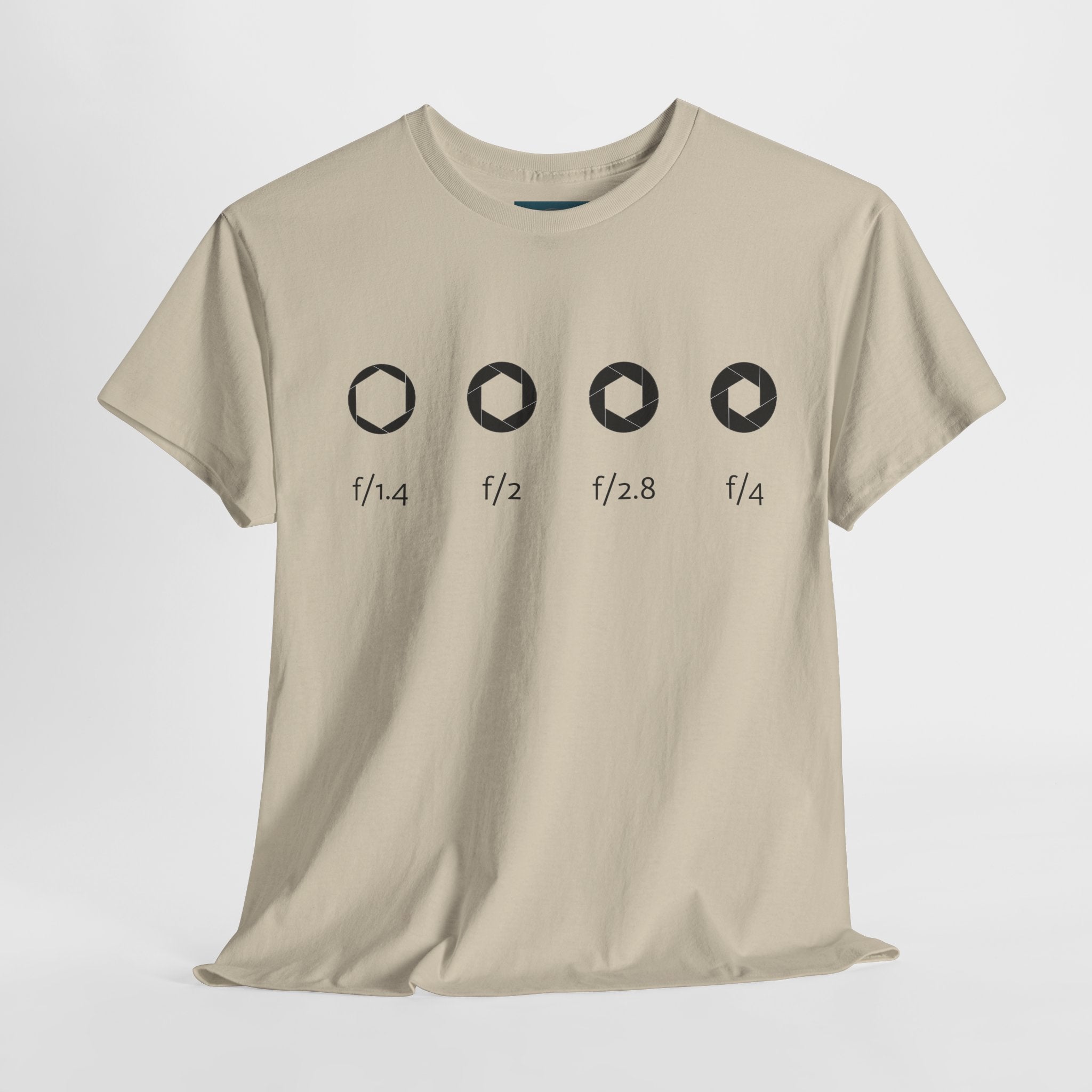 Camera Aperture Graphic Tee – Unisex Heavy Cotton Photography Shirt