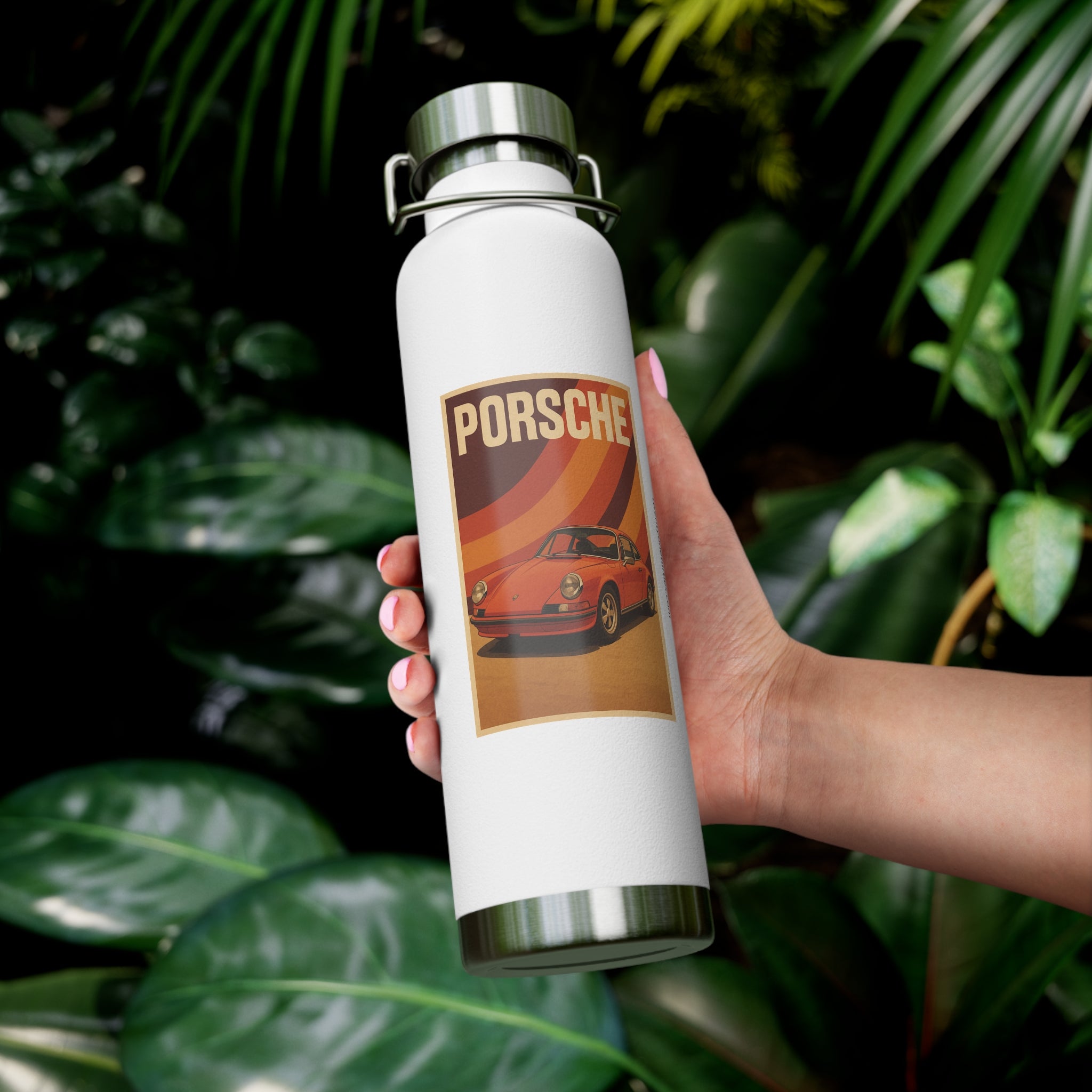 22 oz Copper-Insulated Porsche 911 Water Bottle – Vacuum Steel