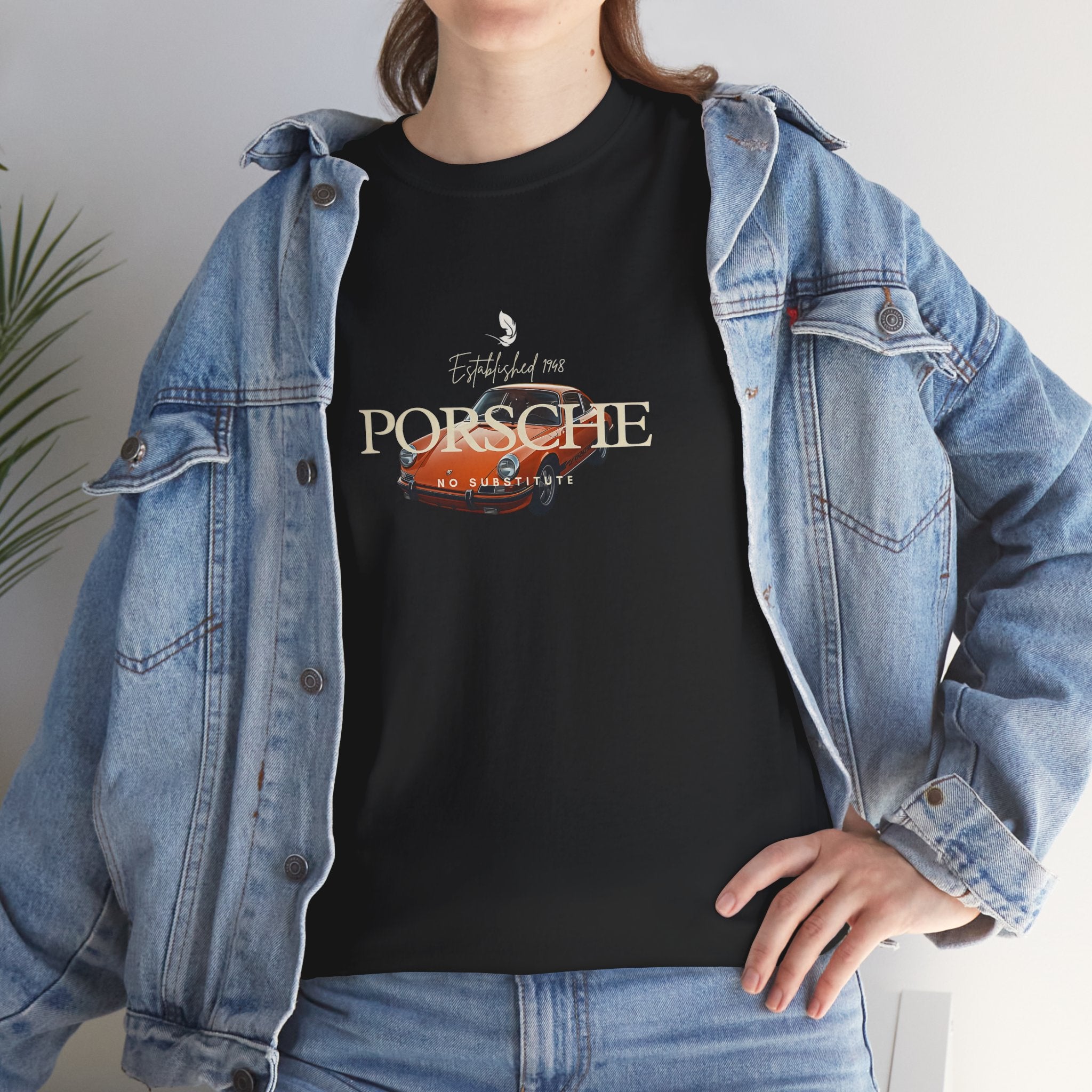 Vintage Porsche Unisex Heavy Cotton Tee - Stylish & Unique T-Shirt